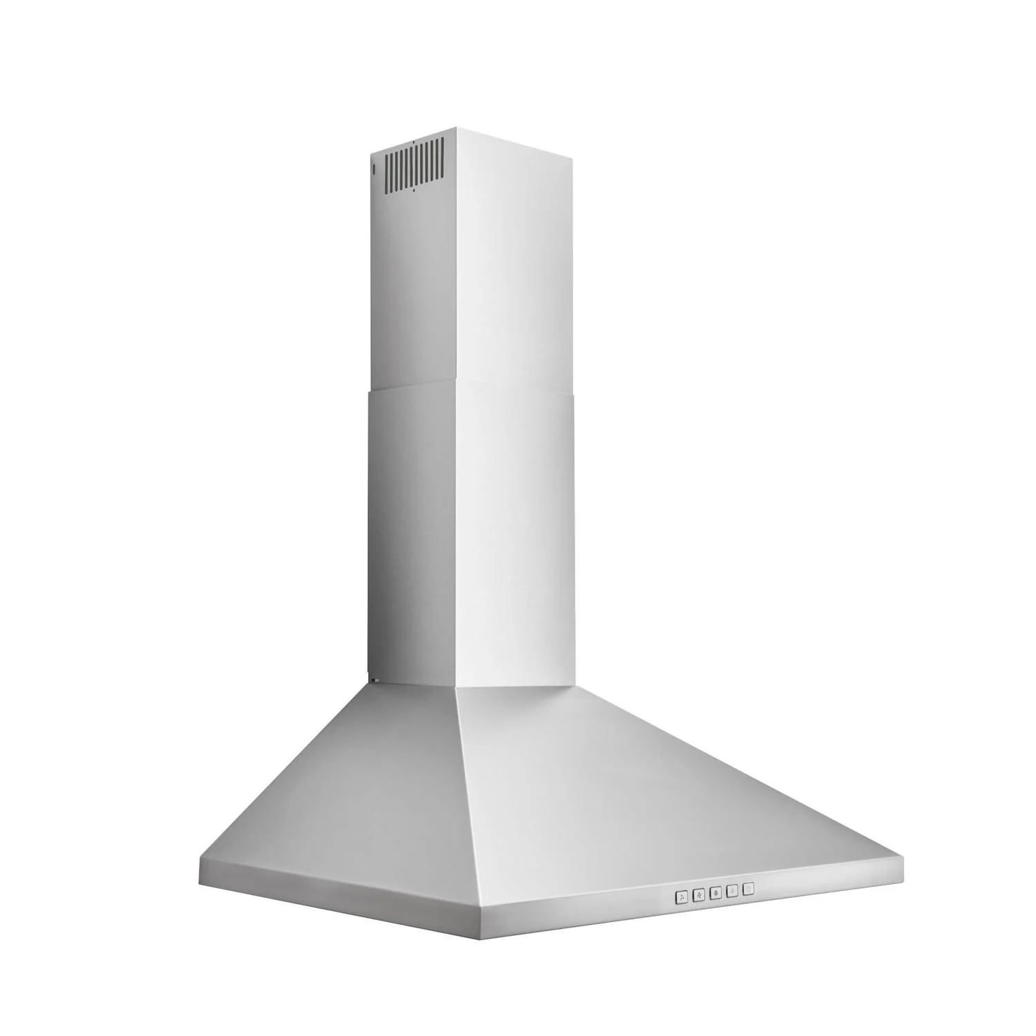 Broan® 30-Inch Convertible Wall-Mount Pyramidal Chimney Range Hood, 630 MAX CFM, Stainless Steel