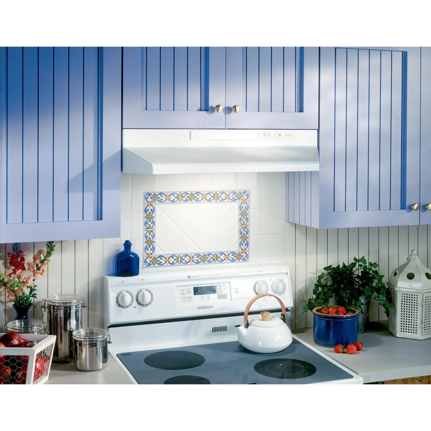 Broan® 42-Inch Convertible Under-Cabinet Range Hood, 230 Max Blower CFM, White-on-White - Image 2