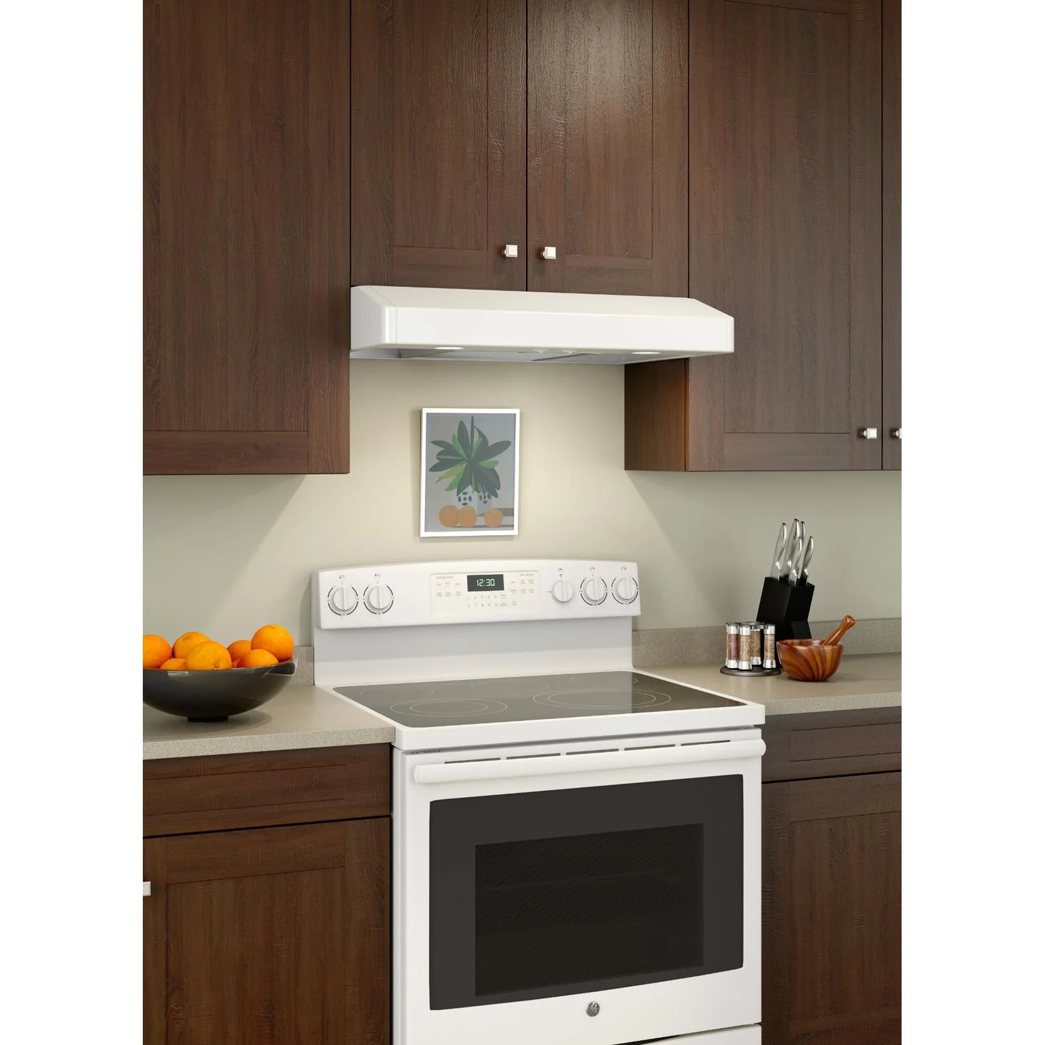 TEN136WW Broan® Elite 36-Inch Convertible Under-Cabinet Range Hood, White - Image 2
