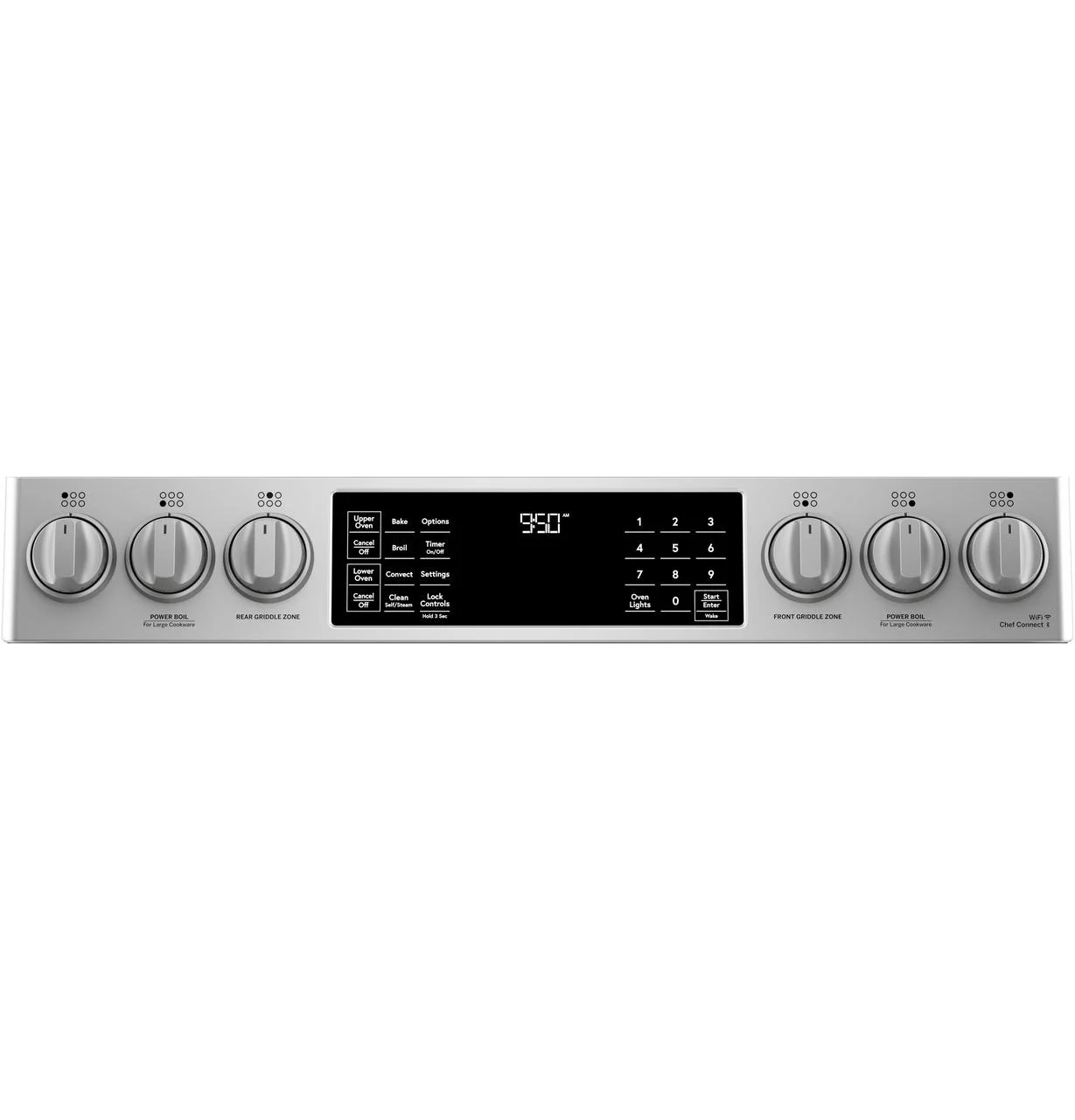 Cafe C2S950P2MS1 CAF(EBACK)™ 30" Smart Slide-In, Front-Control, Dual-Fuel, Double-Oven Range with Convection - Image 6