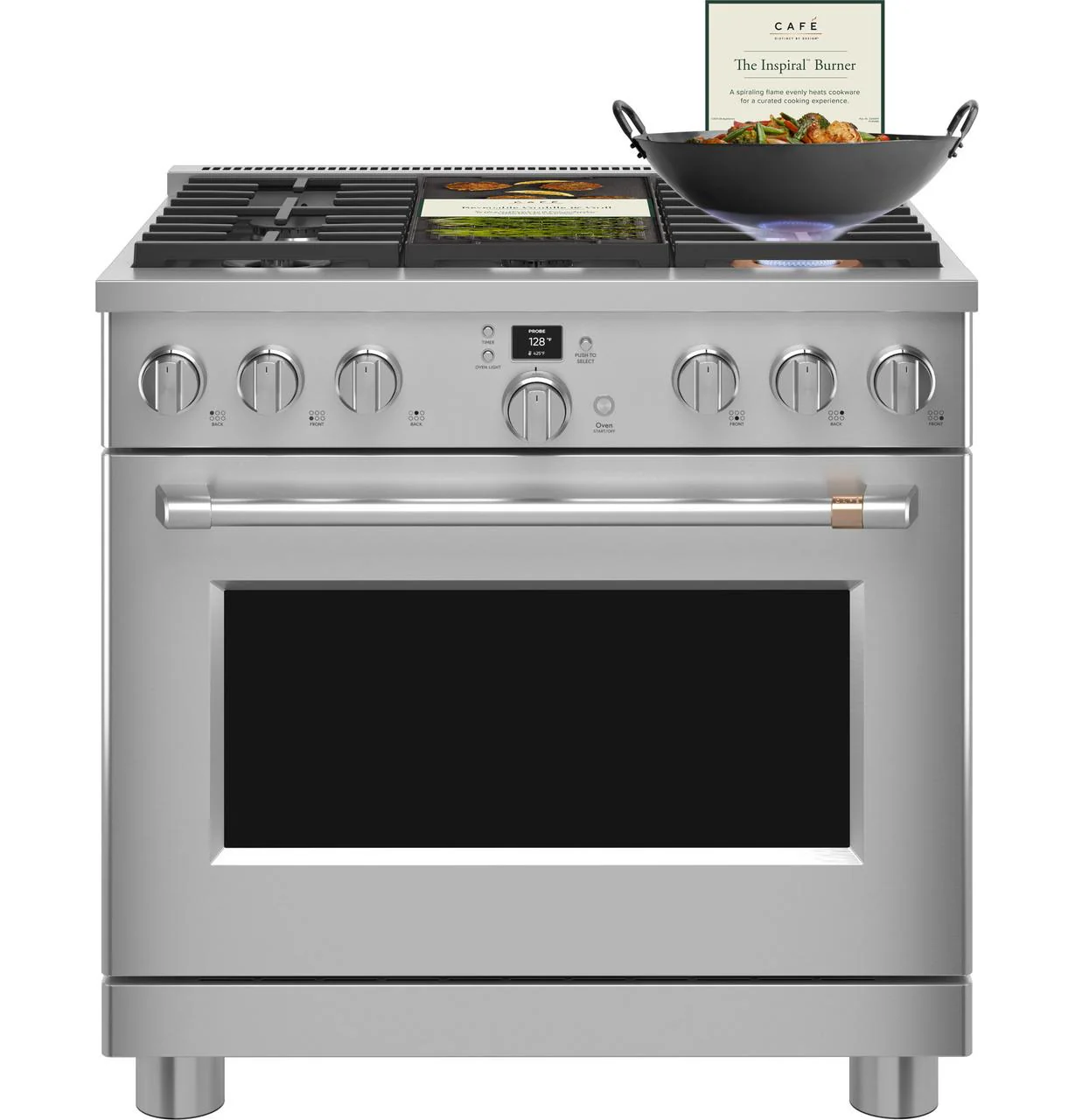Cafe C2Y366P2TS1 CAF(EBACK)™ 36" Smart Dual-Fuel Commercial-Style Range with 6 Burners (Natural Gas) - Image 18