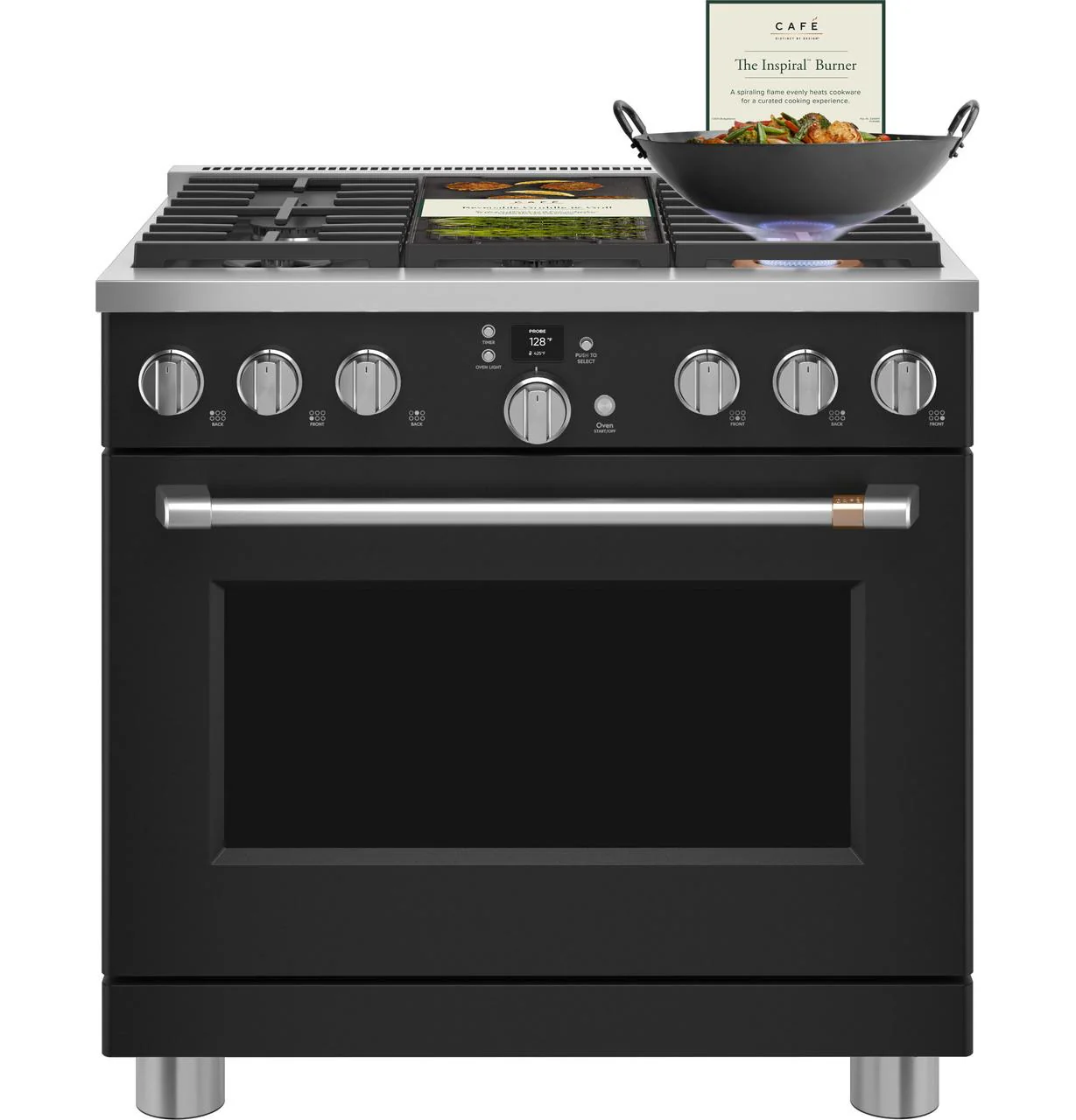Cafe C2Y366P3TD1 CAF(EBACK)™ 36" Smart Dual-Fuel Commercial-Style Range with 6 Burners (Natural Gas) - Image 18