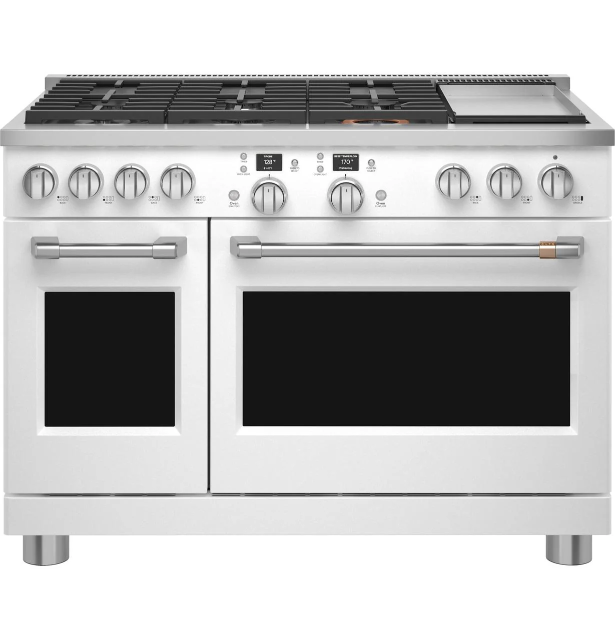 Cafe C2Y486P4TW2 CAF(EBACK)™ 48" Smart Dual-Fuel Commercial-Style Range with 6 Burners and Griddle (Natural Gas) - Image 35