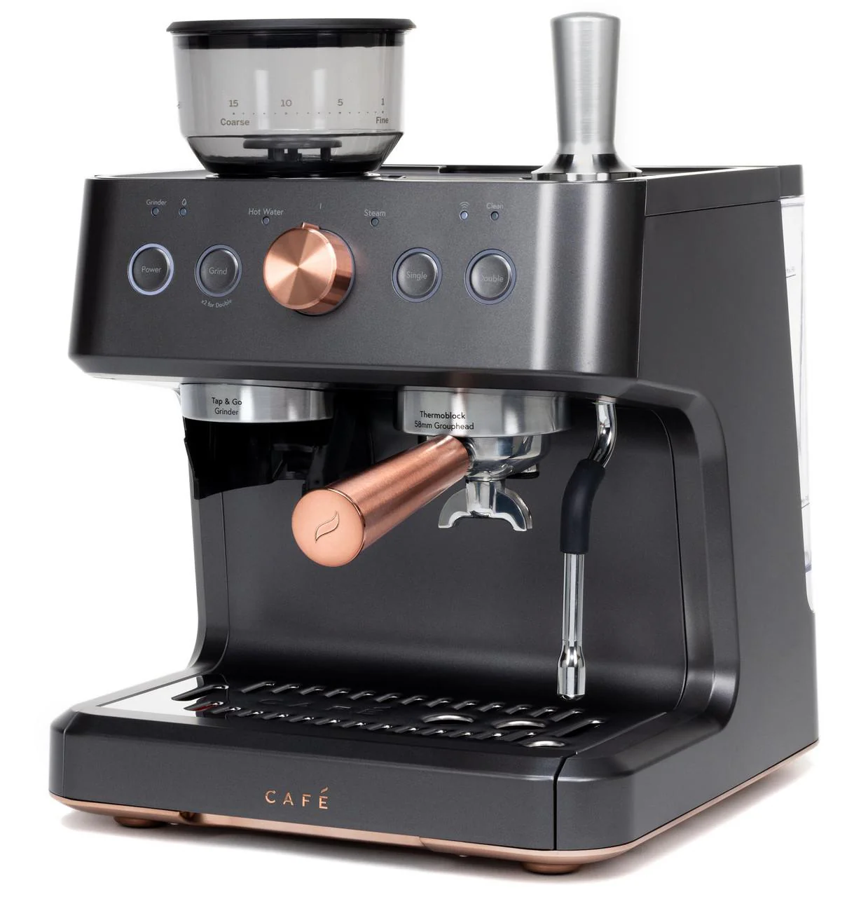 Cafe C7CESAS3RD3 CAF(EBACK)™ BELLISSIMO Semi Automatic Espresso Machine + Frother - Image 4