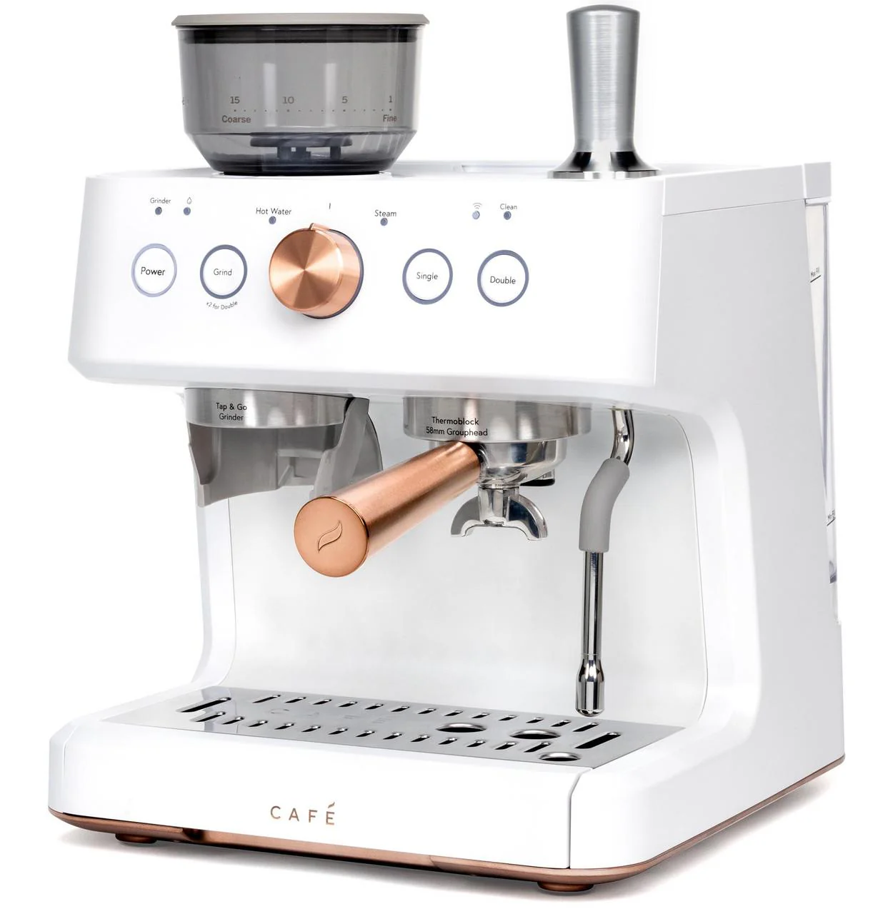 Cafe C7CESAS4RW3 CAF(EBACK)™ BELLISSIMO Semi Automatic Espresso Machine + Frother - Image 4