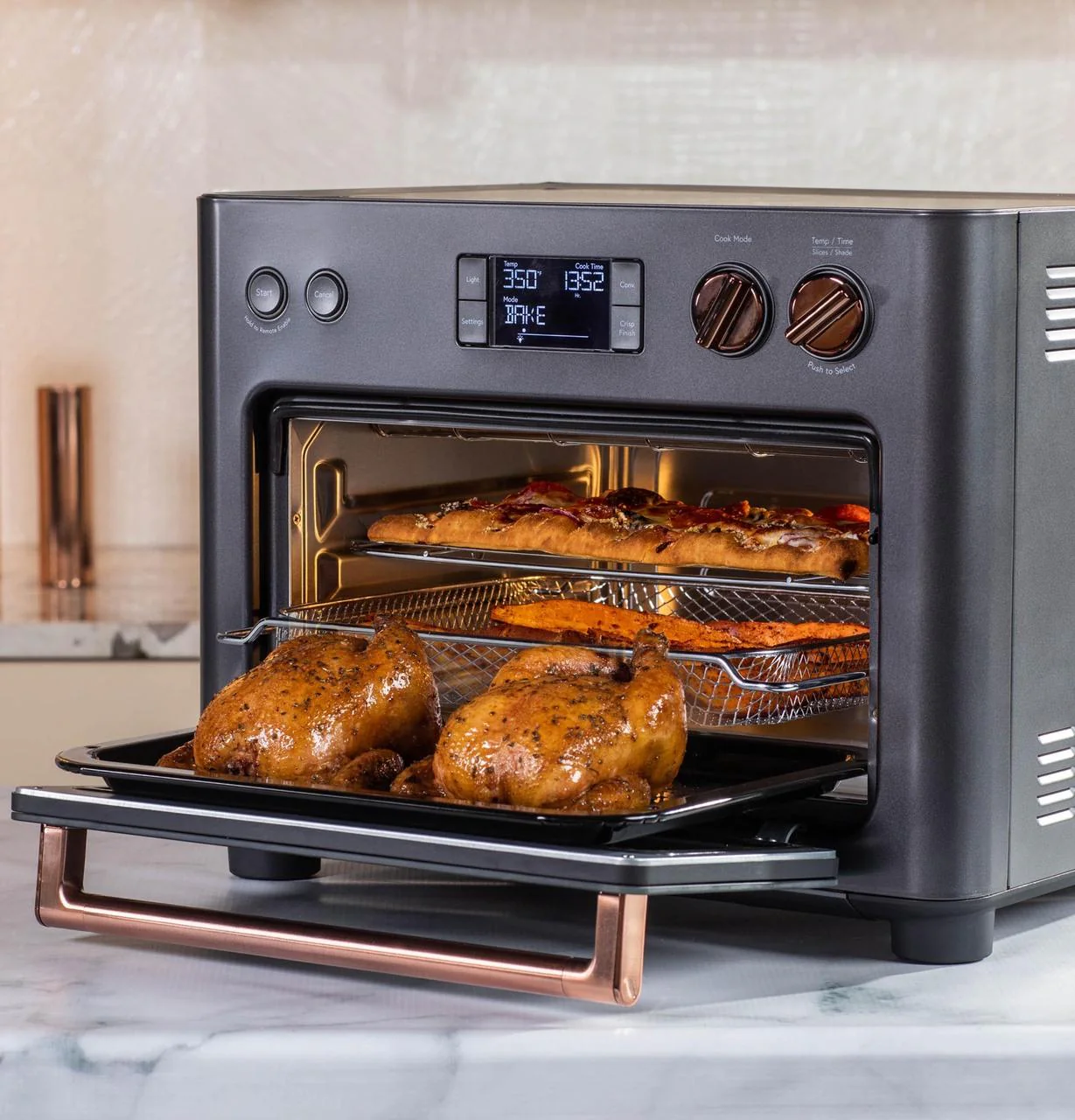 Cafe C9OAAAS3RD3 CAF(EBACK)™ Couture™ Toaster Oven with Air Fry - Image 11