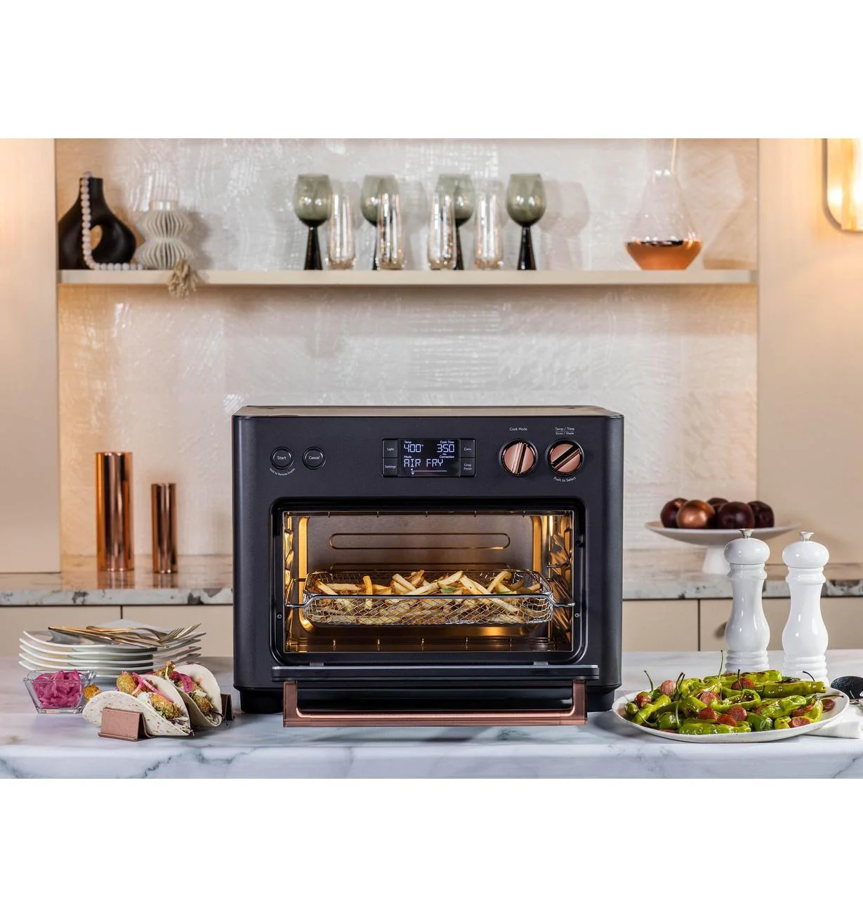 Cafe C9OAAAS3RD3 CAF(EBACK)™ Couture™ Toaster Oven with Air Fry - Image 8