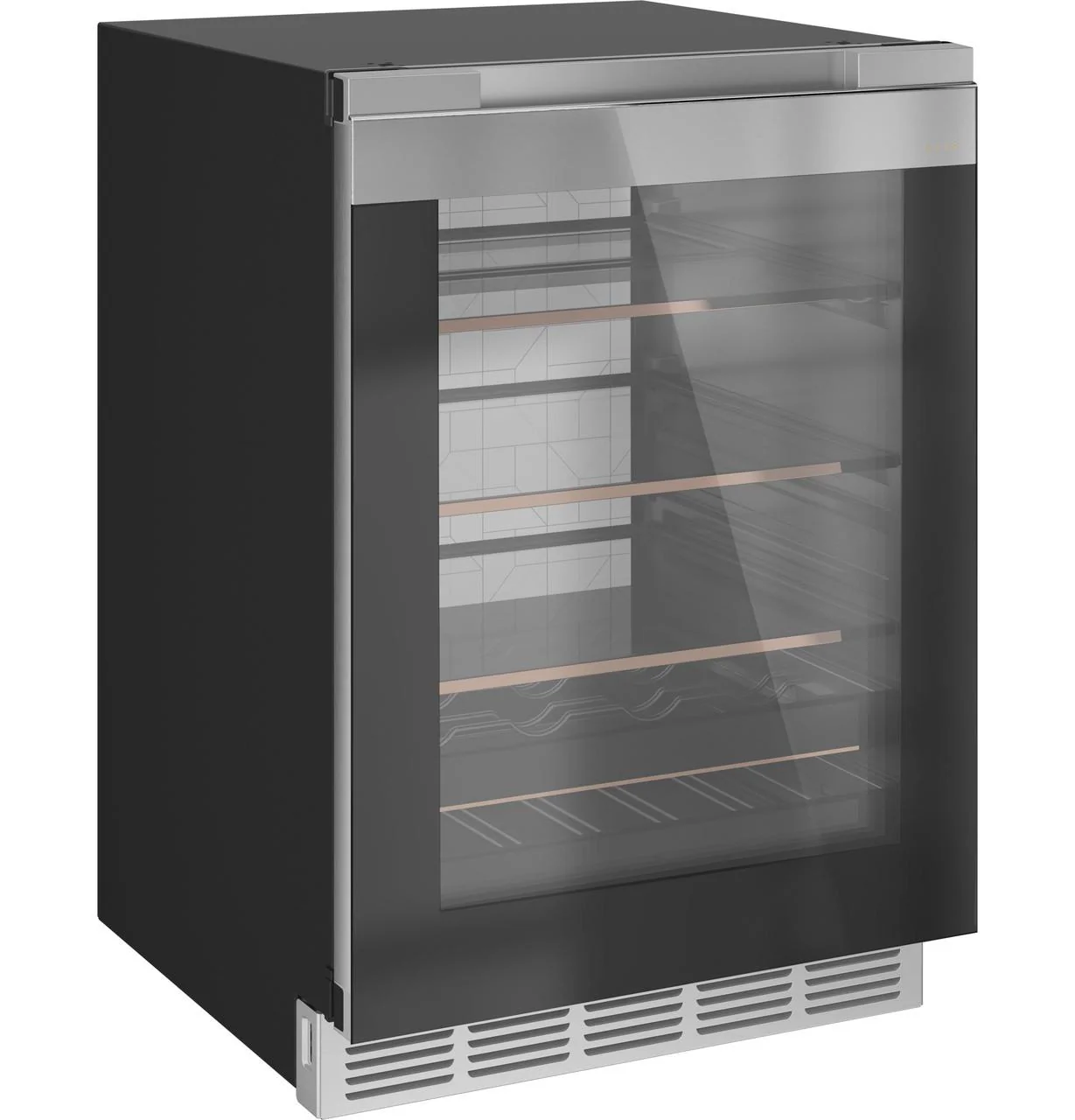 Cafe CCR06BM2PS5 CAF(EBACK)™ Beverage Center in Platinum Glass - Image 5