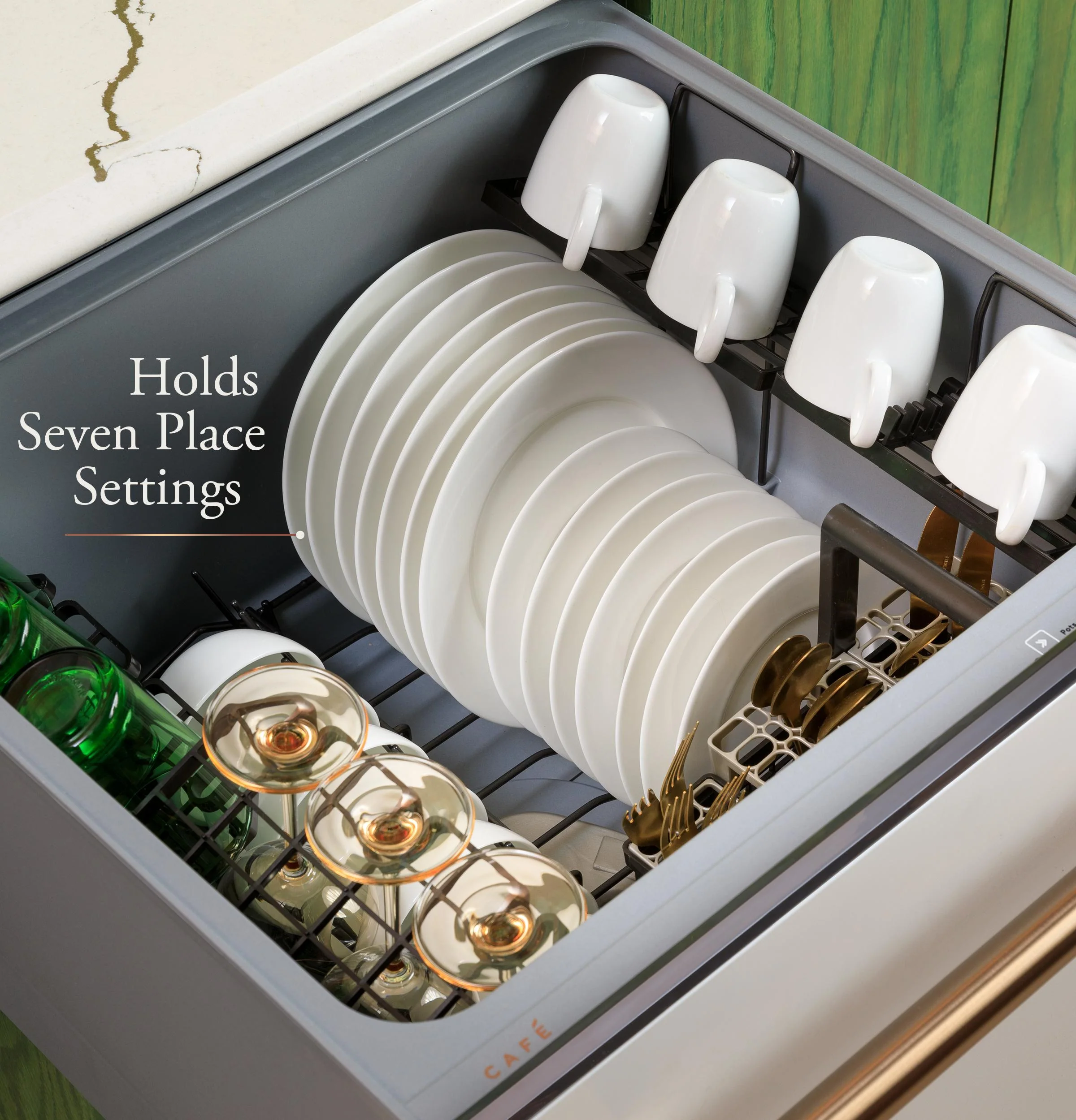 Cafe CDD220P3WD1 CAF(EBACK)™ ENERGY STAR Smart Single Drawer Dishwasher - Image 5