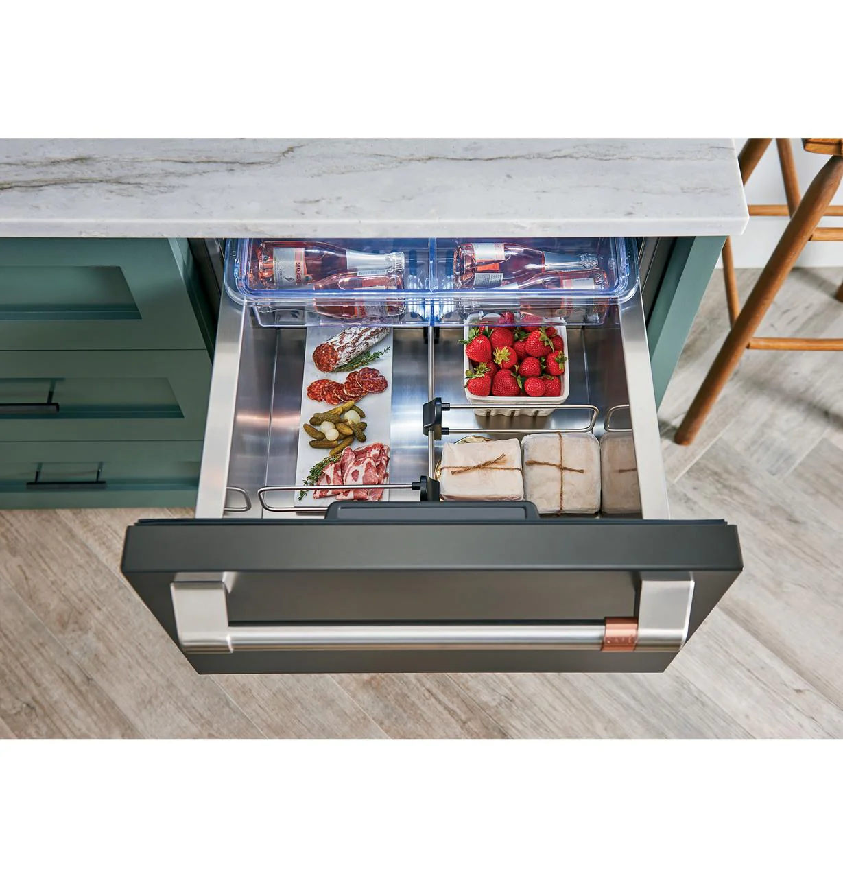 Cafe CDE06RP3ND1 CAF(EBACK)™ 5.7 Cu. Ft. Built-In Dual-Drawer Refrigerator - Image 12