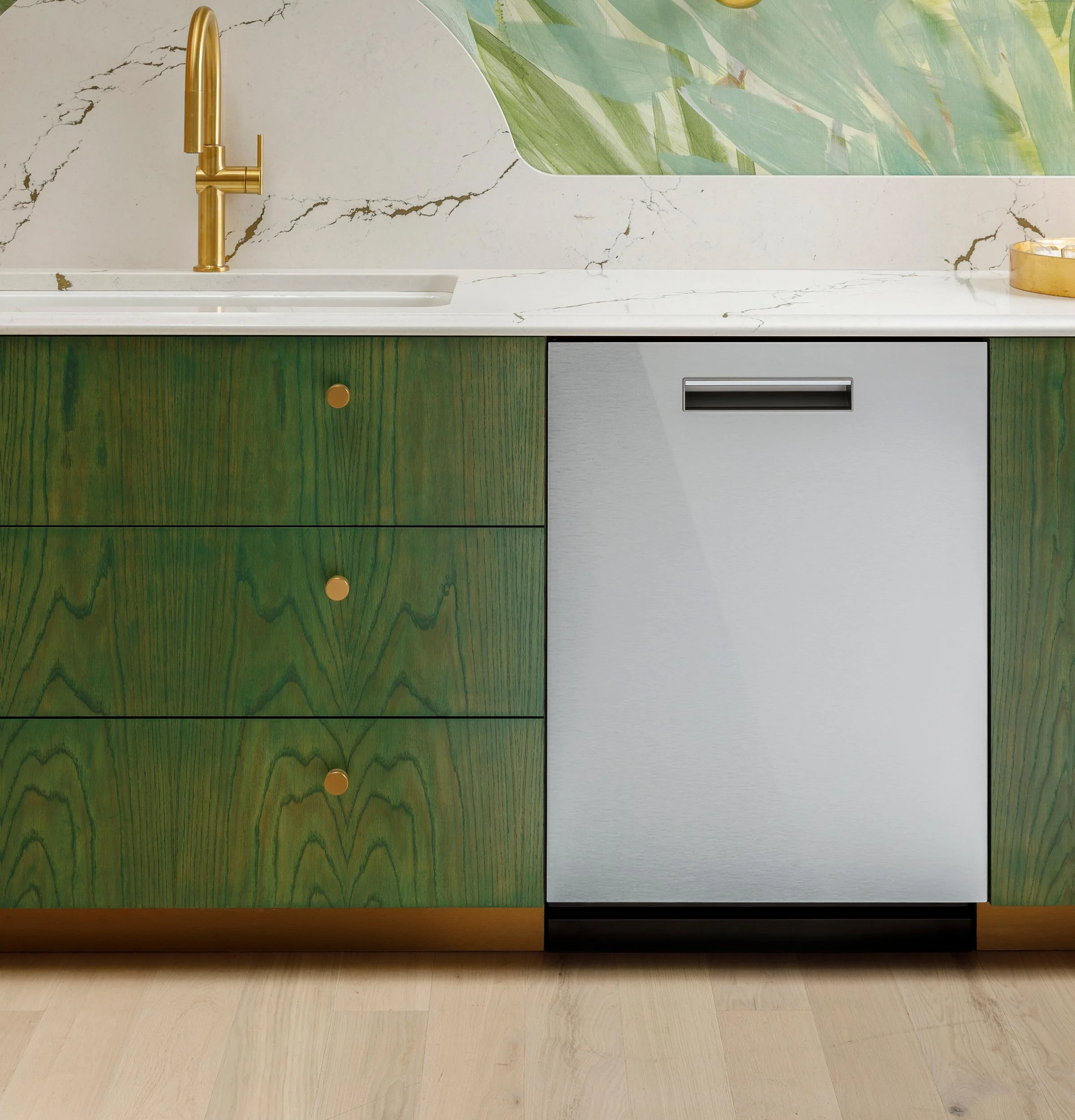 Cafe CDP888M5VS5 CAF(EBACK)™ CustomFit ENERGY STAR Stainless Interior Smart Dishwasher with Ultra Wash Top Rack and LED Lights, 39 dBA in Platinum Glass - Image 27