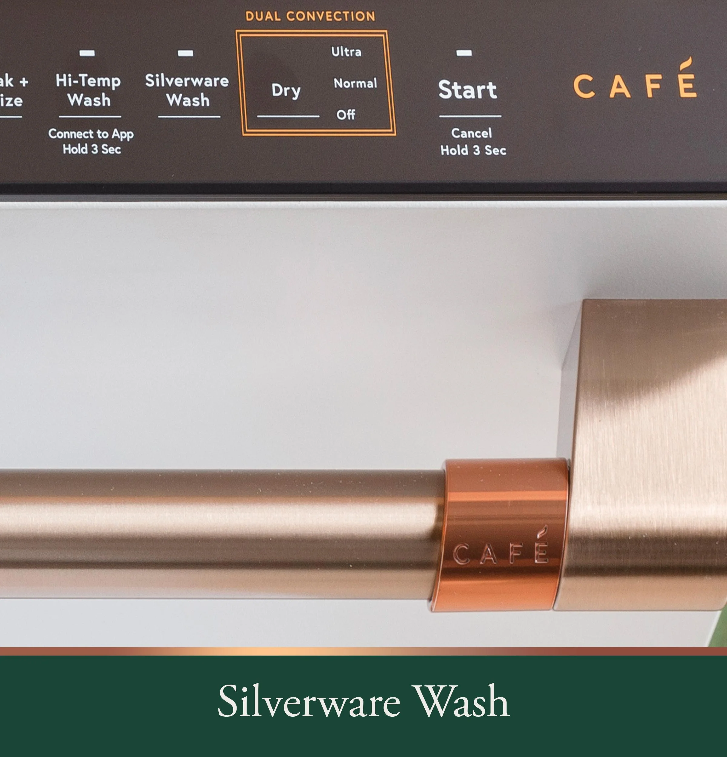 Cafe CDT858P2VS1 CAF(EBACK)™ CustomFit ENERGY STAR Stainless Interior Smart Dishwasher with Ultra Wash Top Rack and Dual Convection Ultra Dry, 44 dBA - Image 18