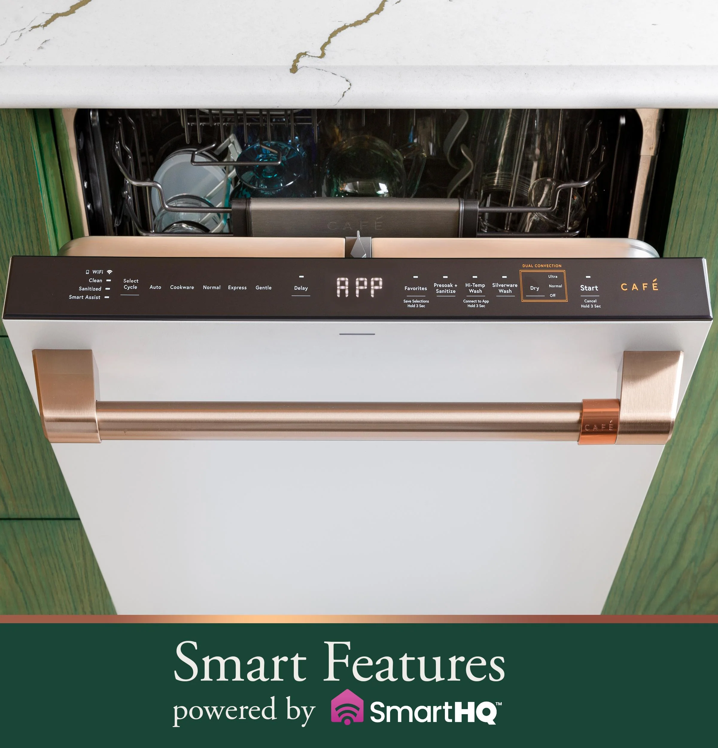 Cafe CDT858P2VS1 CAF(EBACK)™ CustomFit ENERGY STAR Stainless Interior Smart Dishwasher with Ultra Wash Top Rack and Dual Convection Ultra Dry, 44 dBA - Image 19