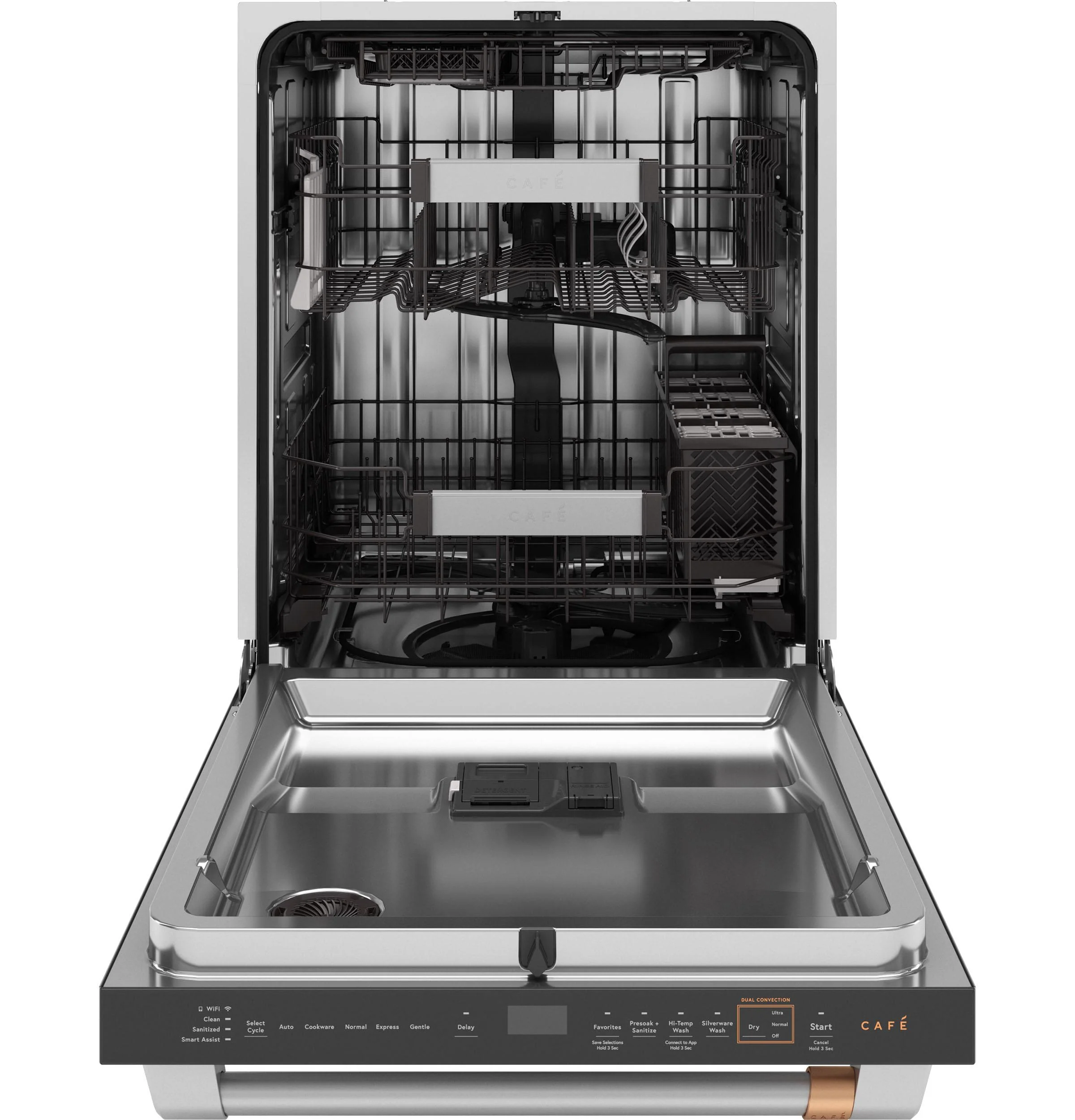 Cafe CDT858P2VS1 CAF(EBACK)™ CustomFit ENERGY STAR Stainless Interior Smart Dishwasher with Ultra Wash Top Rack and Dual Convection Ultra Dry, 44 dBA - Image 2