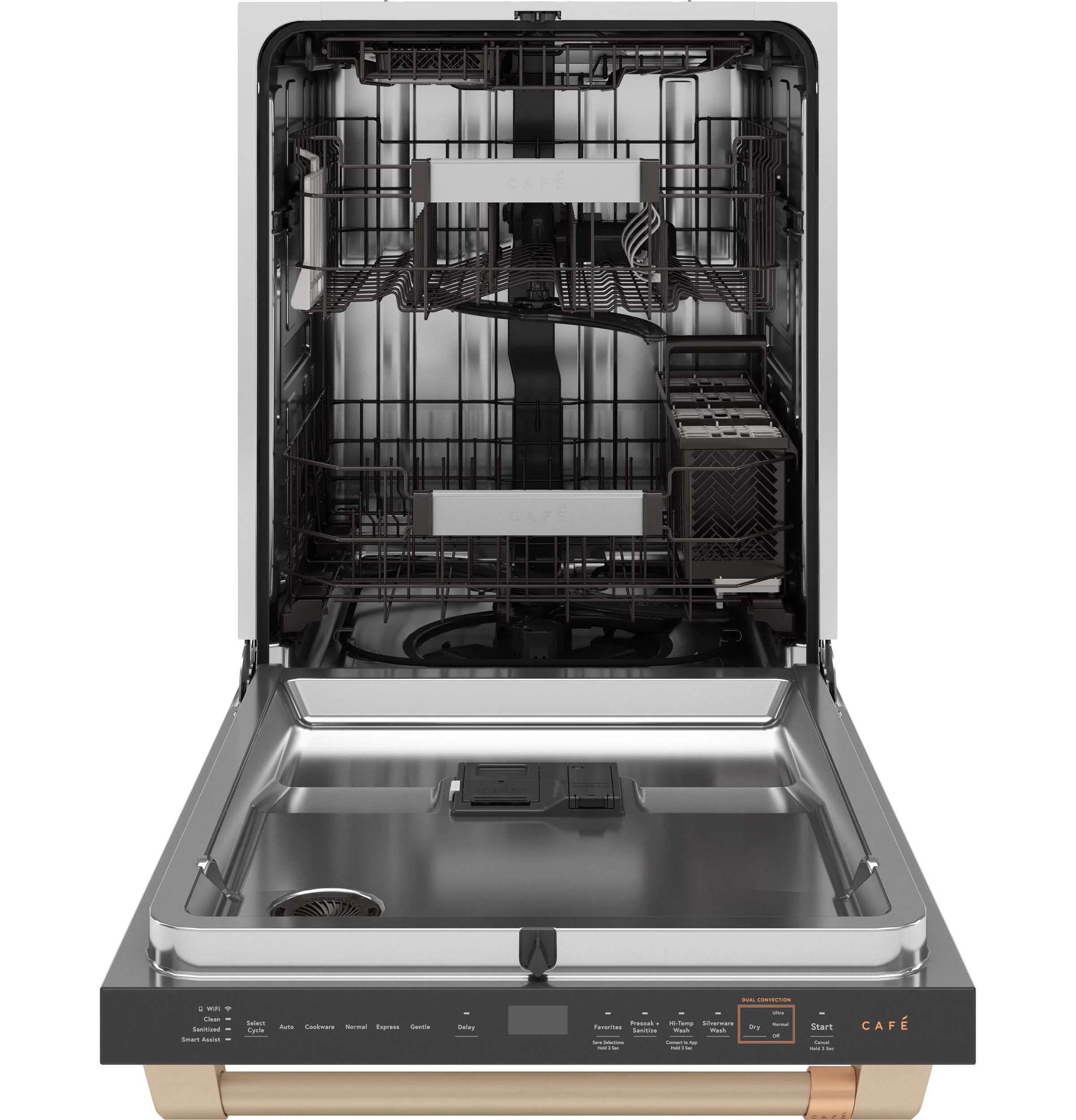 Cafe CDT858P4VW2 CAF(EBACK)™ CustomFit ENERGY STAR Stainless Interior Smart Dishwasher with Ultra Wash Top Rack and Dual Convection Ultra Dry, 44 dBA - Image 2