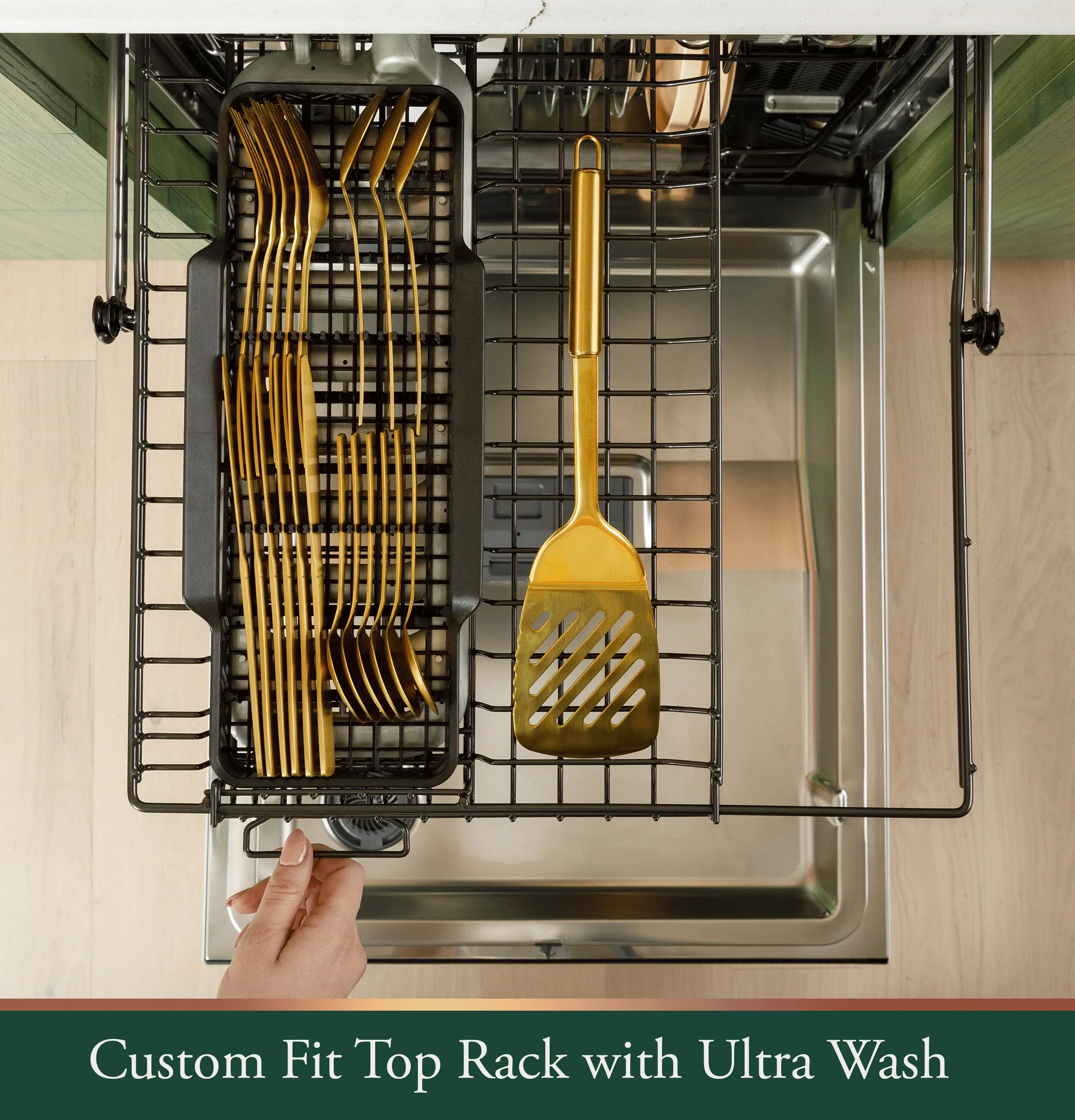 Cafe CDT888P3VD1 CAF(EBACK)™ CustomFit ENERGY STAR Stainless Interior Smart Dishwasher with Ultra Wash Top Rack and Dual Convection Ultra Dry, LED Lights, 39 dBA - Image 35