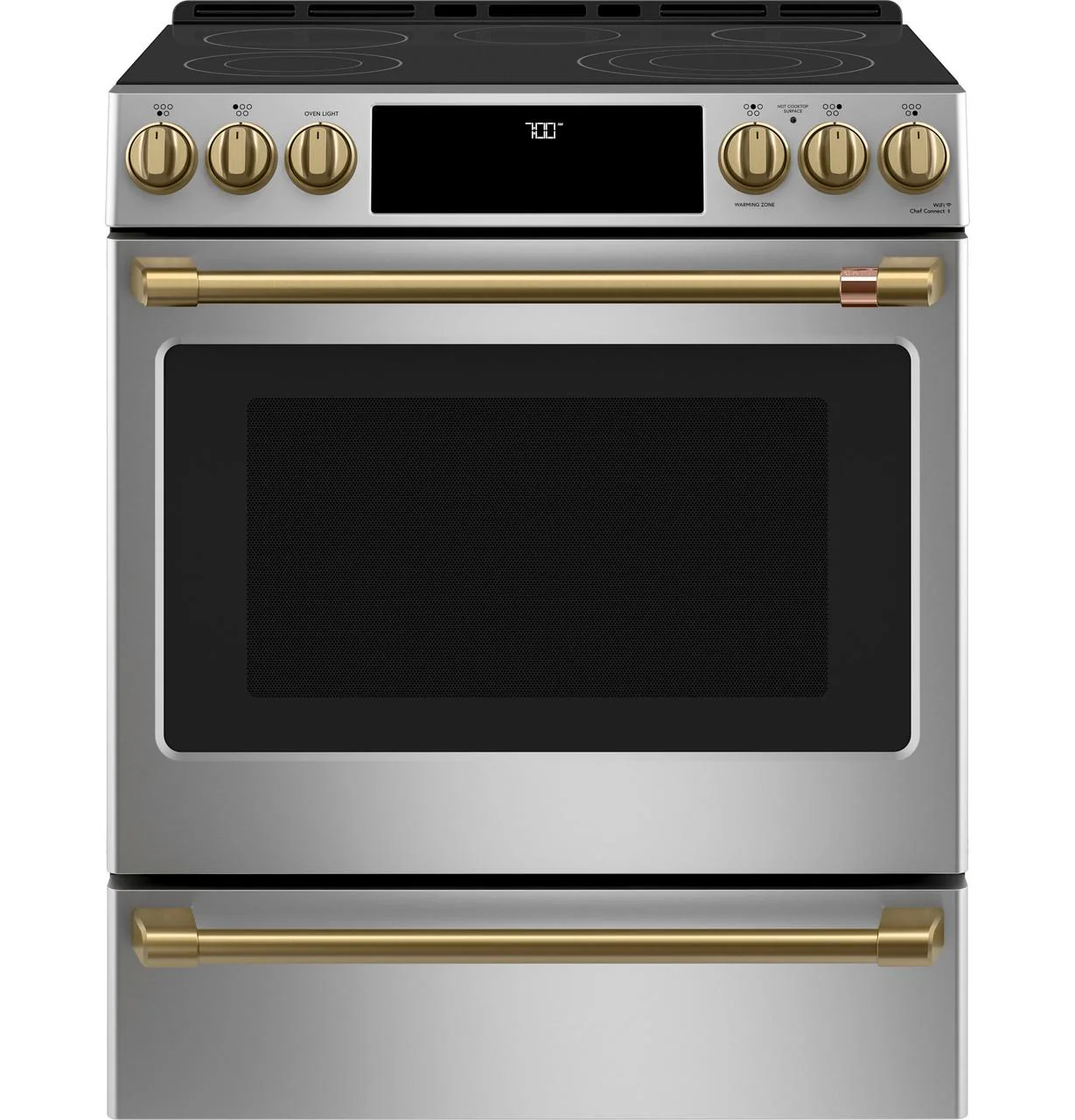 Cafe CES700P2MS1 CAF(EBACK)™ 30" Smart Slide-In, Front-Control, Radiant and Convection Range - Image 27