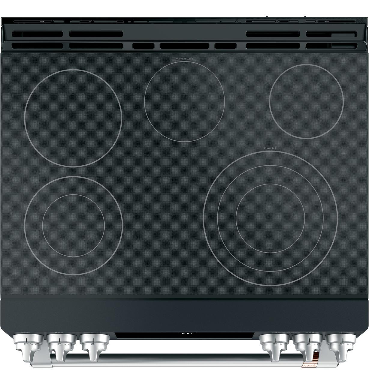 Cafe CES700P3MD1 CAF(EBACK)™ 30" Smart Slide-In, Front-Control, Radiant and Convection Range - Image 2
