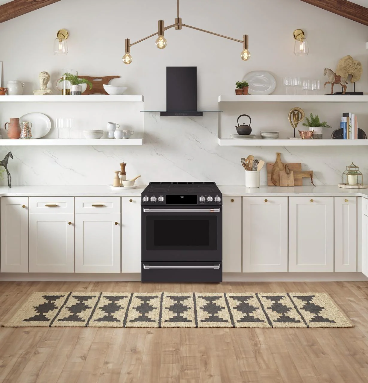 Cafe CES700P3MD1 CAF(EBACK)™ 30" Smart Slide-In, Front-Control, Radiant and Convection Range - Image 8