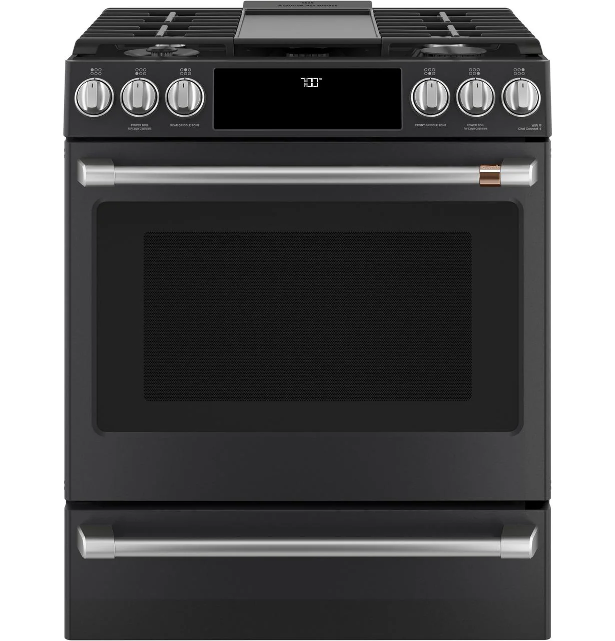 Cafe CGS700P3MD1 CAF(EBACK)™ 30" Smart Slide-In, Front-Control, Gas Range with Convection Oven - Image 8