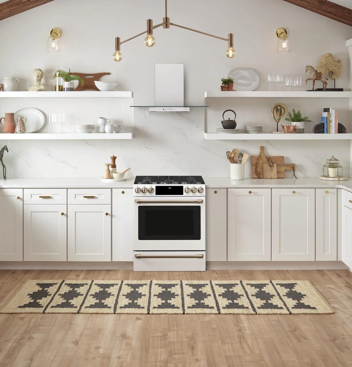 Cafe CGS700P4MW2 CAF(EBACK)™ 30" Smart Slide-In, Front-Control, Gas Range with Convection Oven - Image 8