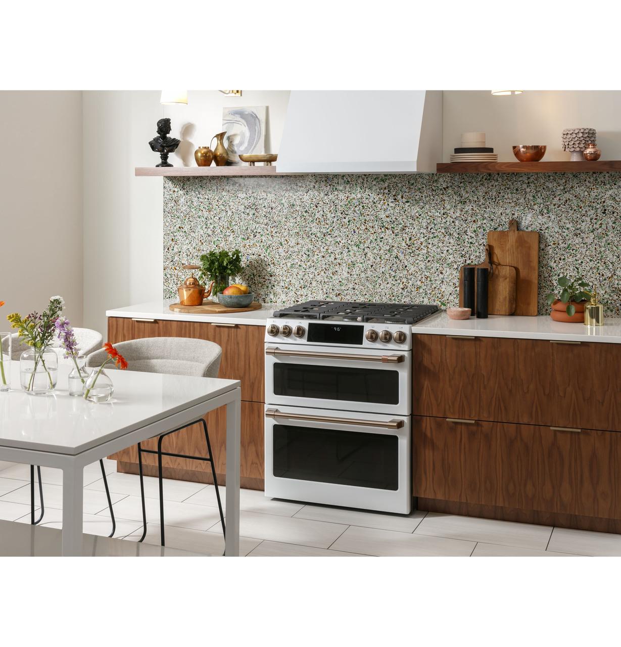 Cafe CGS750P4MW2 CAF(EBACK)™ 30" Smart Slide-In, Front-Control, Gas Double-Oven Range with Convection - Image 39