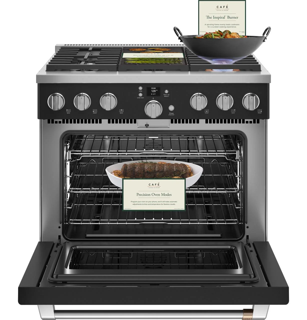 Cafe CGY366P3TD1 CAF(EBACK)™ 36" Smart All-Gas Commercial-Style Range with 6 Burners (Natural Gas) - Image 17