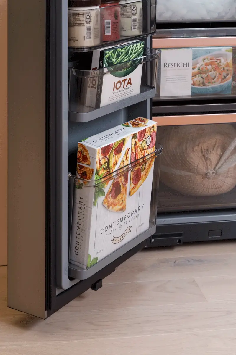 Cafe CHE23DM5WS5 CAF(EBACK)™ ENERGY STAR® 22.9 Cu. Ft. Smart Counter-Depth Quad-Door Refrigerator in Platinum Glass with Dual-Dispense AutoFill Pitcher - Image 27