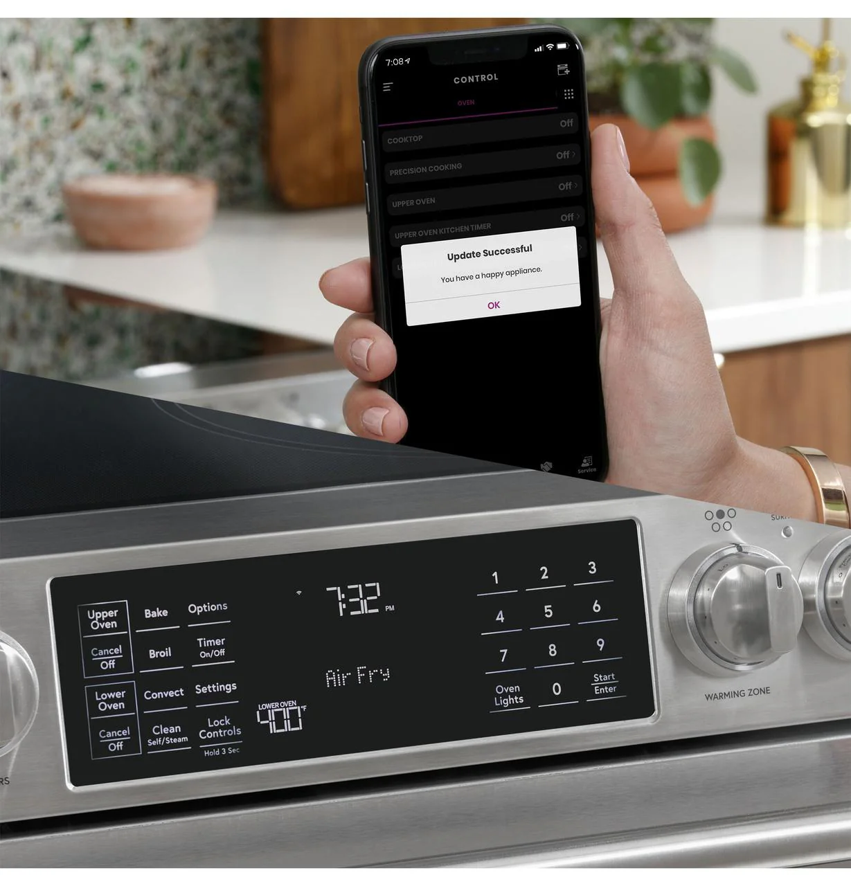 Cafe CHS900P2MS1 CAF(EBACK)™ 30" Smart Slide-In, Front-Control, Induction and Convection Range with Warming Drawer - Image 23
