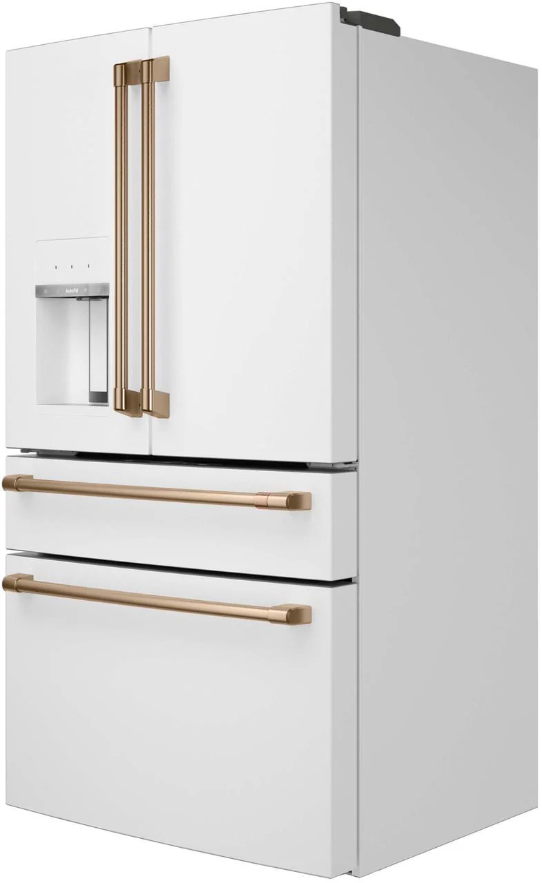 Cafe CKQBRSFNW2 CAF(EBACK)™ Refrigeration Matte White Side Panel, Full-Depth, 4-Door, Right - Image 2