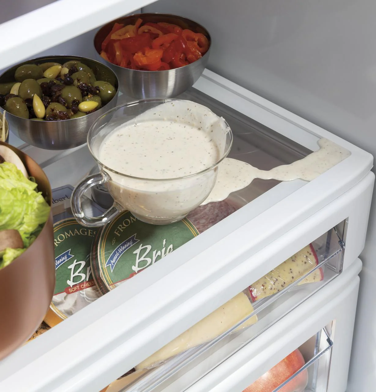 Cafe CSB42WP2NS1 CAF(EBACK)™ 42" Smart Built-In Side-by-Side Refrigerator - Image 11
