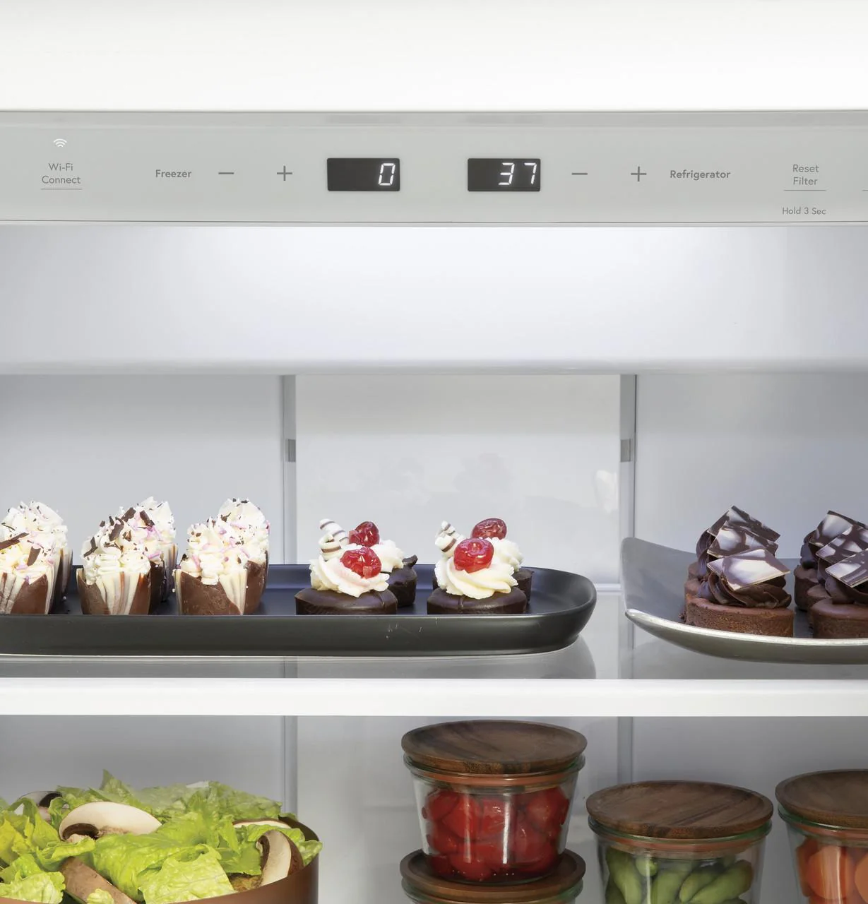 Cafe CSB42WP2NS1 CAF(EBACK)™ 42" Smart Built-In Side-by-Side Refrigerator - Image 12