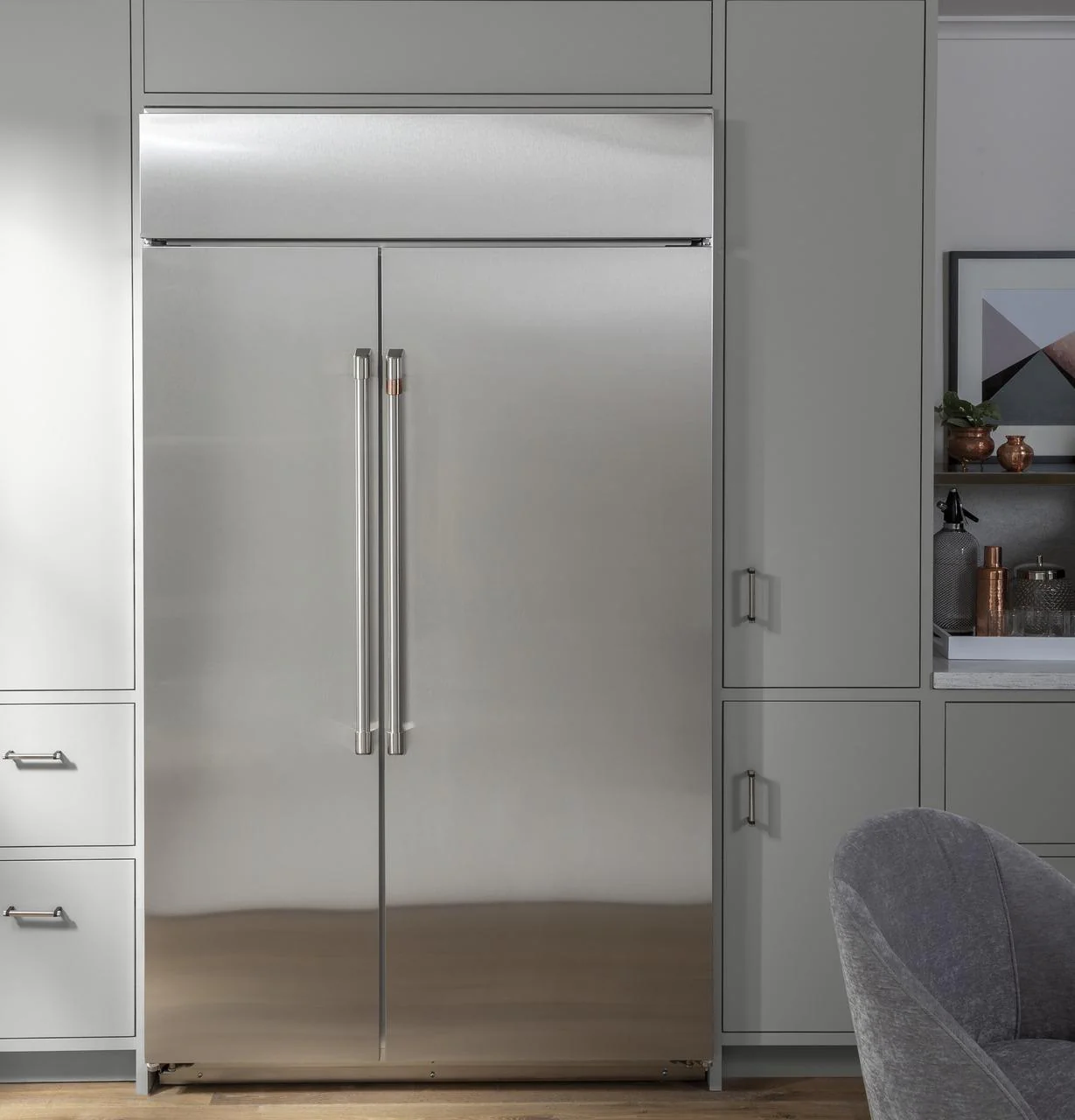 Cafe CSB48WP2NS1 CAF(EBACK)™ 48" Smart Built-In Side-by-Side Refrigerator - Image 5