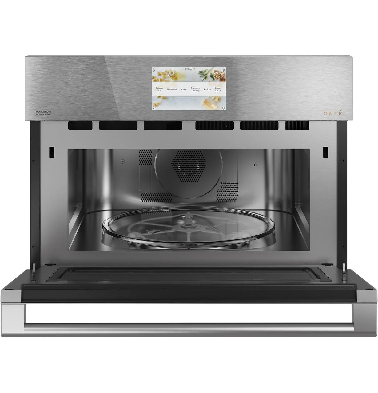Cafe CSB912M2NS5 CAF(EBACK)™ 27" Smart Five in One Oven with 120V Advantium® Technology in Platinum Glass - Image 2