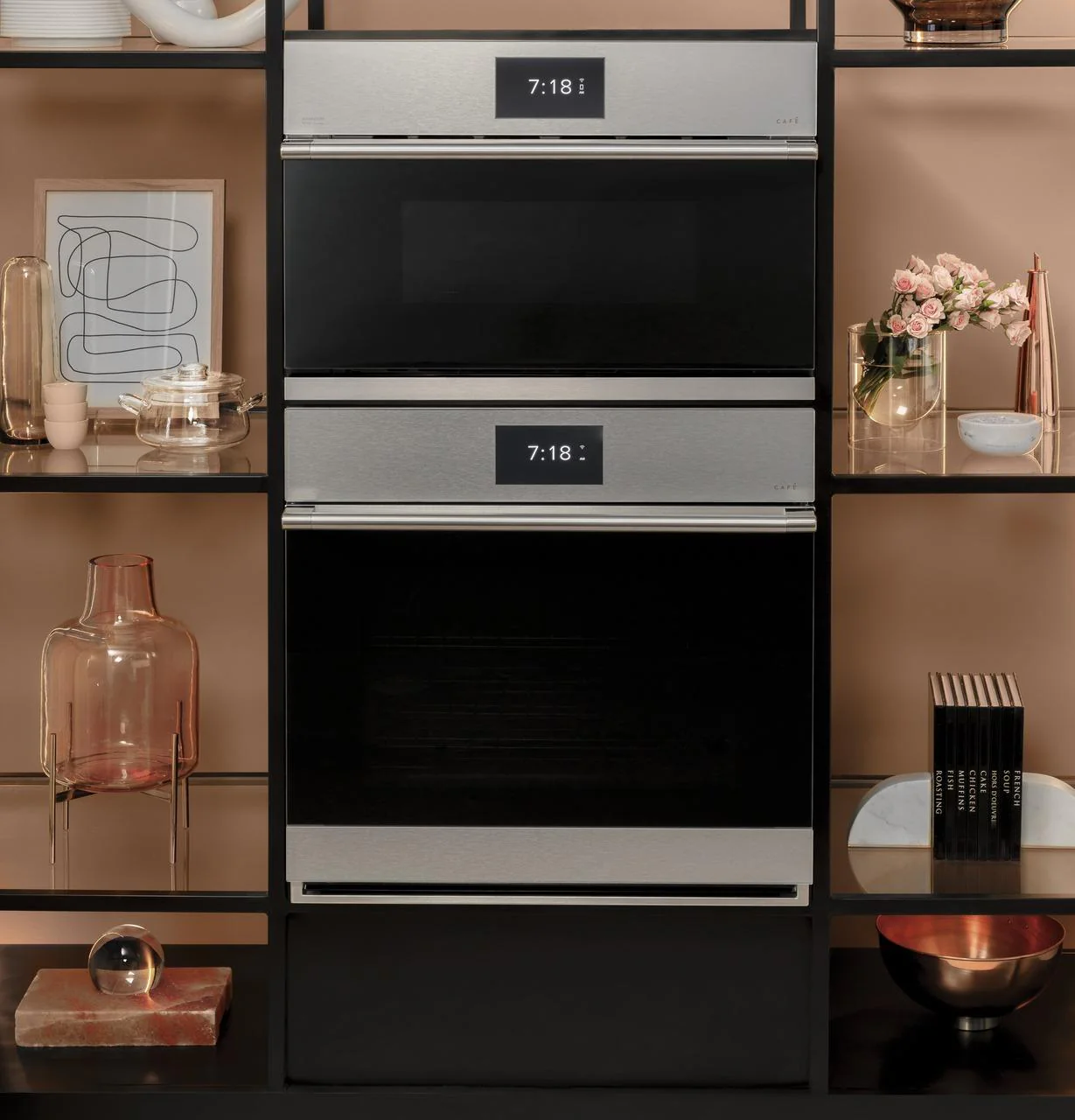 Cafe CSB912M2NS5 CAF(EBACK)™ 27" Smart Five in One Oven with 120V Advantium® Technology in Platinum Glass - Image 8