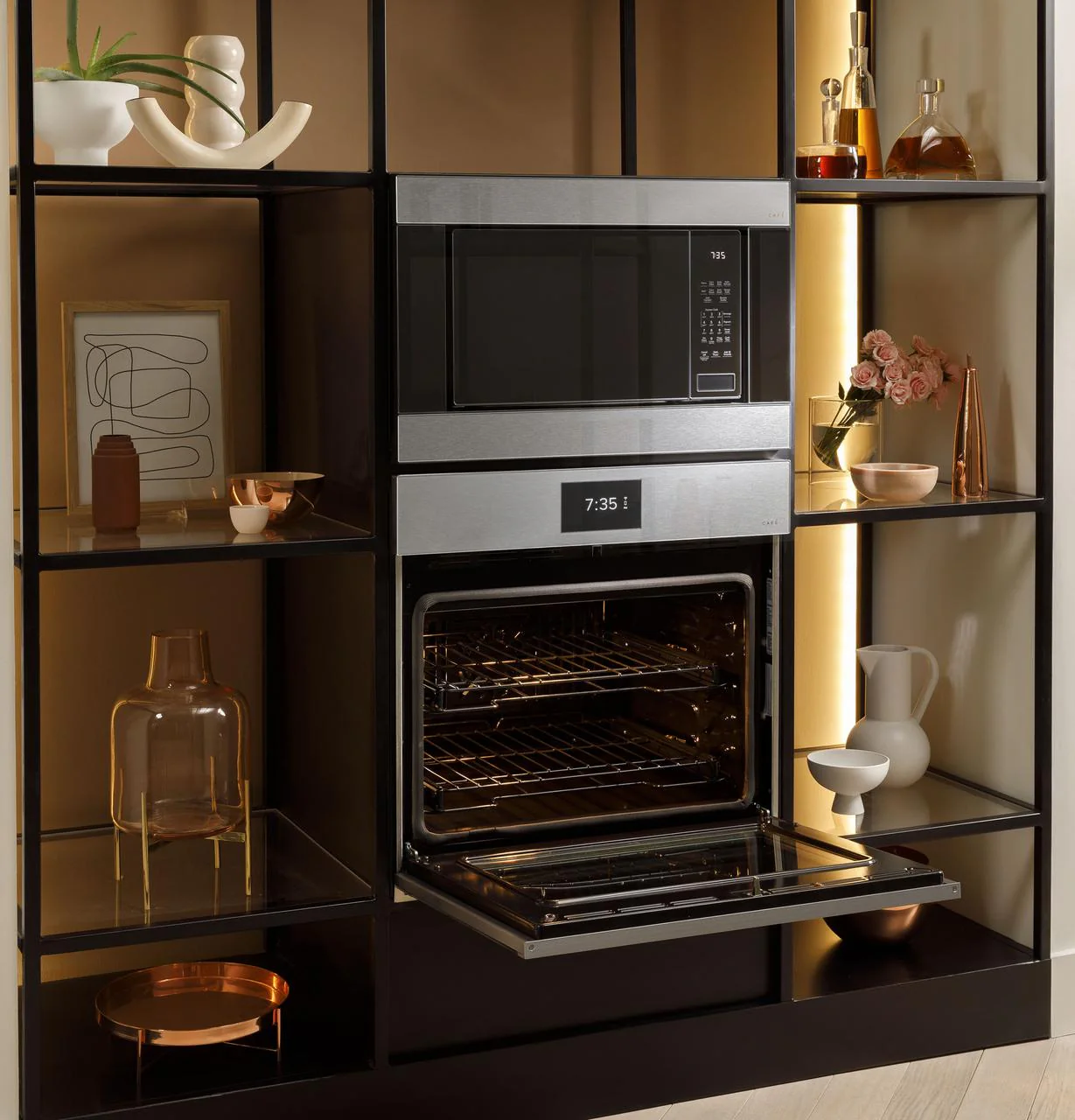 Cafe CTD90DM2NS5 CAF(EBACK)™ 30" Smart Built-In Convection Double Wall Oven in Platinum Glass - Image 18
