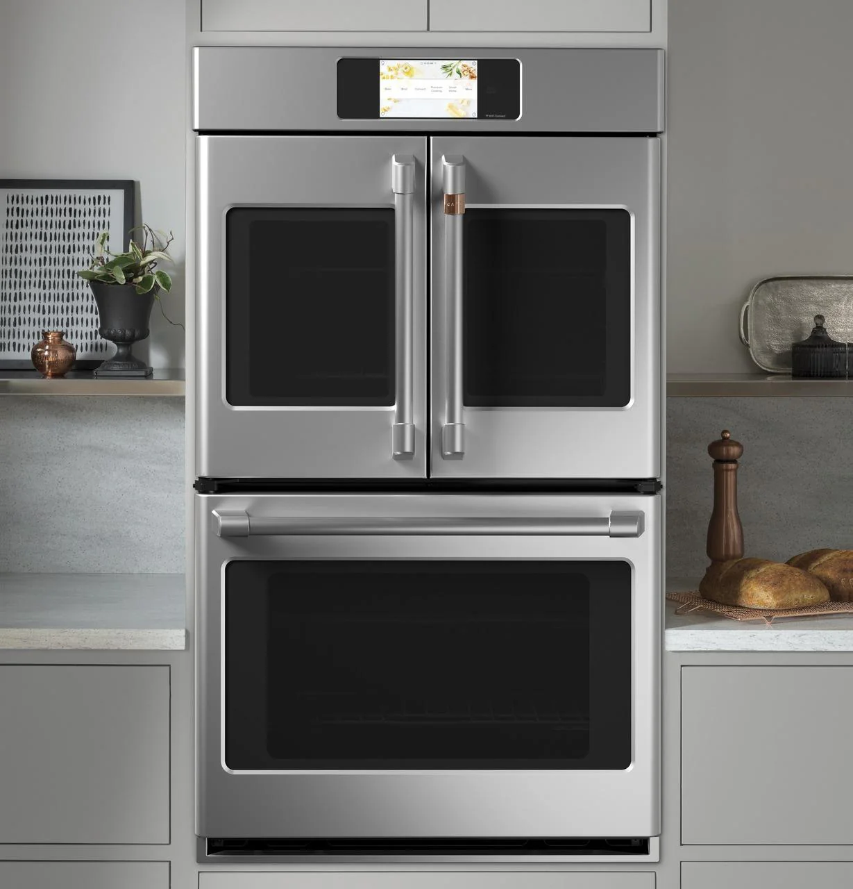 Cafe CTD90FP2NS1 CAF(EBACK)™ Professional Series 30" Smart Built-In Convection French-Door Double Wall Oven - Image 5