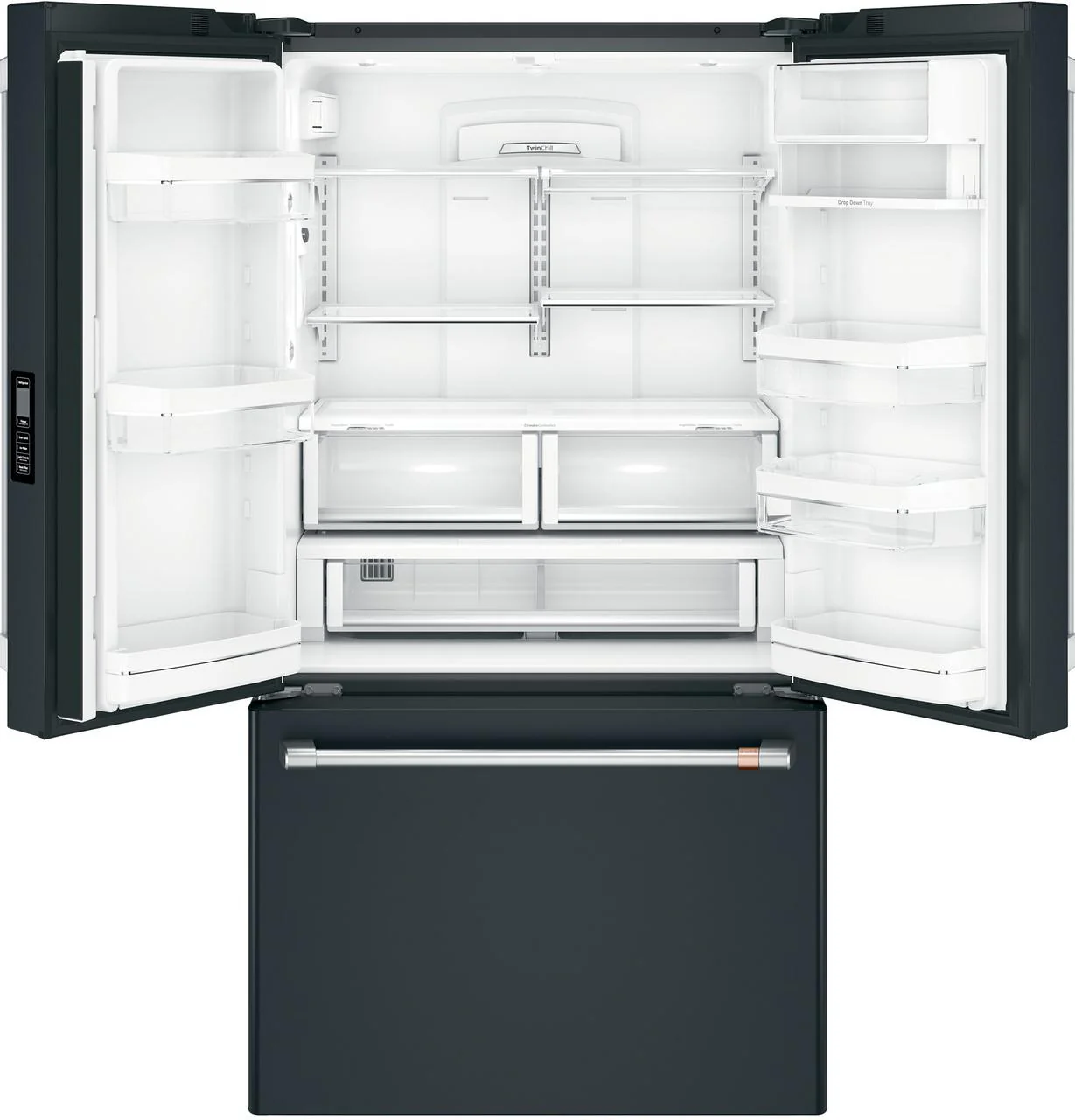 Cafe CWE23SP3MD1 CAF(EBACK)™ ENERGY STAR® 23.1 Cu. Ft. Smart Counter-Depth French-Door Refrigerator - Image 3
