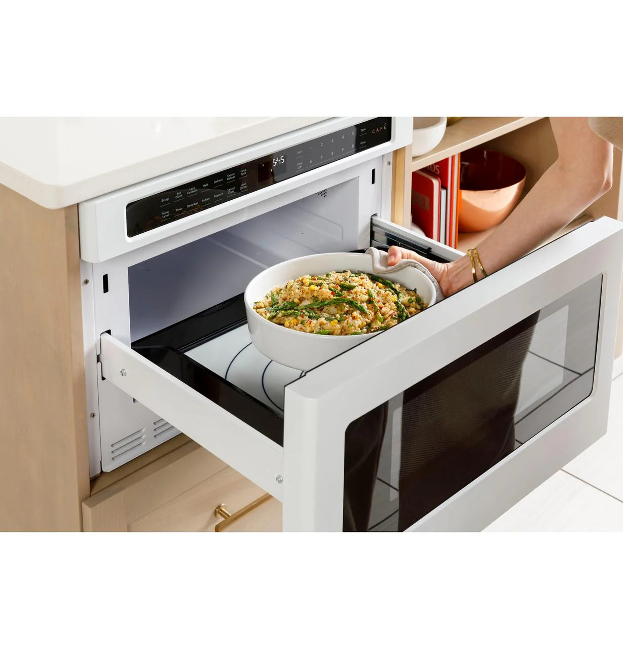 Cafe CWL112P3RD5 CAF(EBACK)™ Built-In Microwave Drawer Oven - Image 7