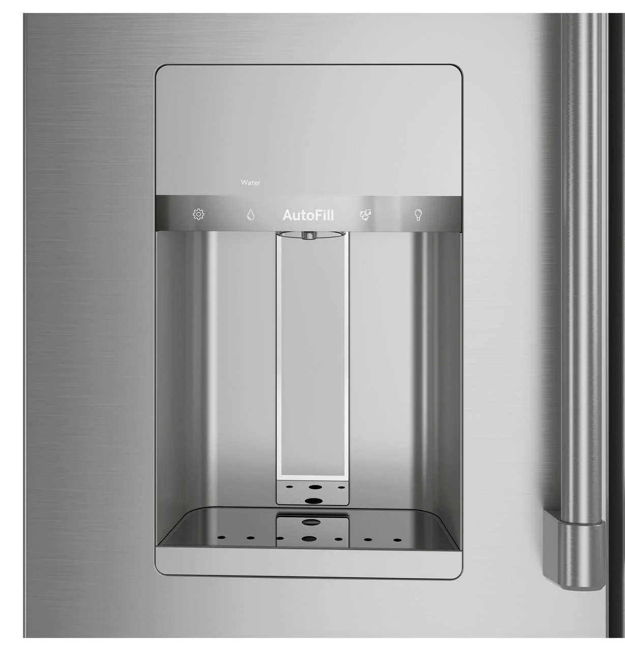 Cafe CXE22DP2PS1 CAF(EBACK)™ ENERGY STAR® 22.3 Cu. Ft. Smart Counter-Depth 4-Door French-Door Refrigerator - Image 10