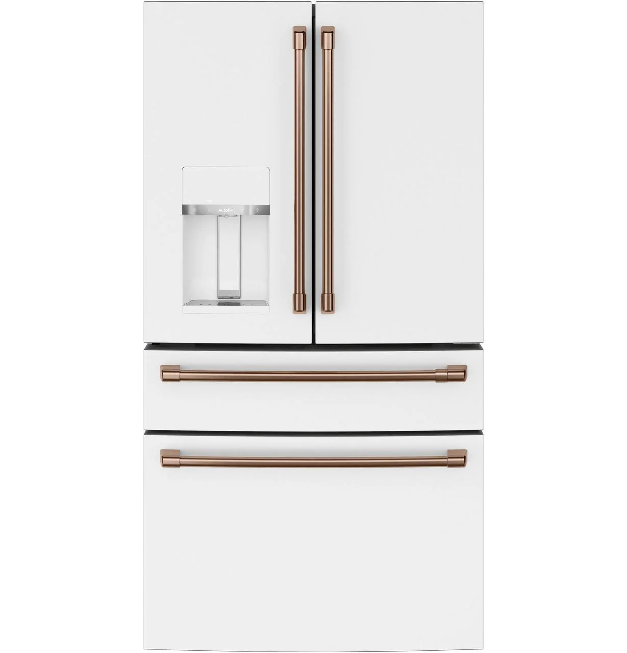 Cafe CXE22DP4PW2 CAF(EBACK)™ ENERGY STAR 22.3 Cu. Ft. Smart Counter-Depth 4-Door French-Door Refrigerator - Image 13