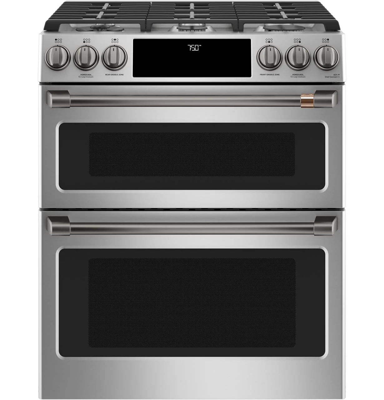 Cafe CXFCGHKPMBT CAF(EBACK)™ Front Control Gas Knobs and Handles - Brushed Black - Image 2