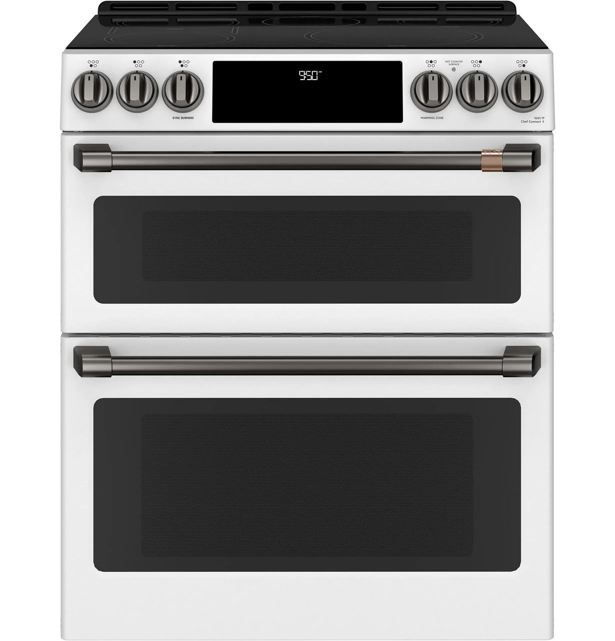 Cafe CXFCHHKPMBT CAF(EBACK)™ Front Control Induction Knobs and Handles - Brushed Black