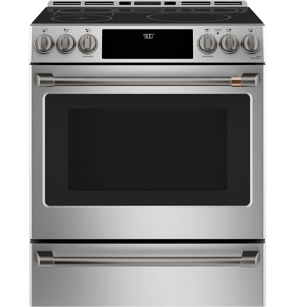 Cafe CXFCHHKPMBT CAF(EBACK)™ Front Control Induction Knobs and Handles - Brushed Black - Image 2