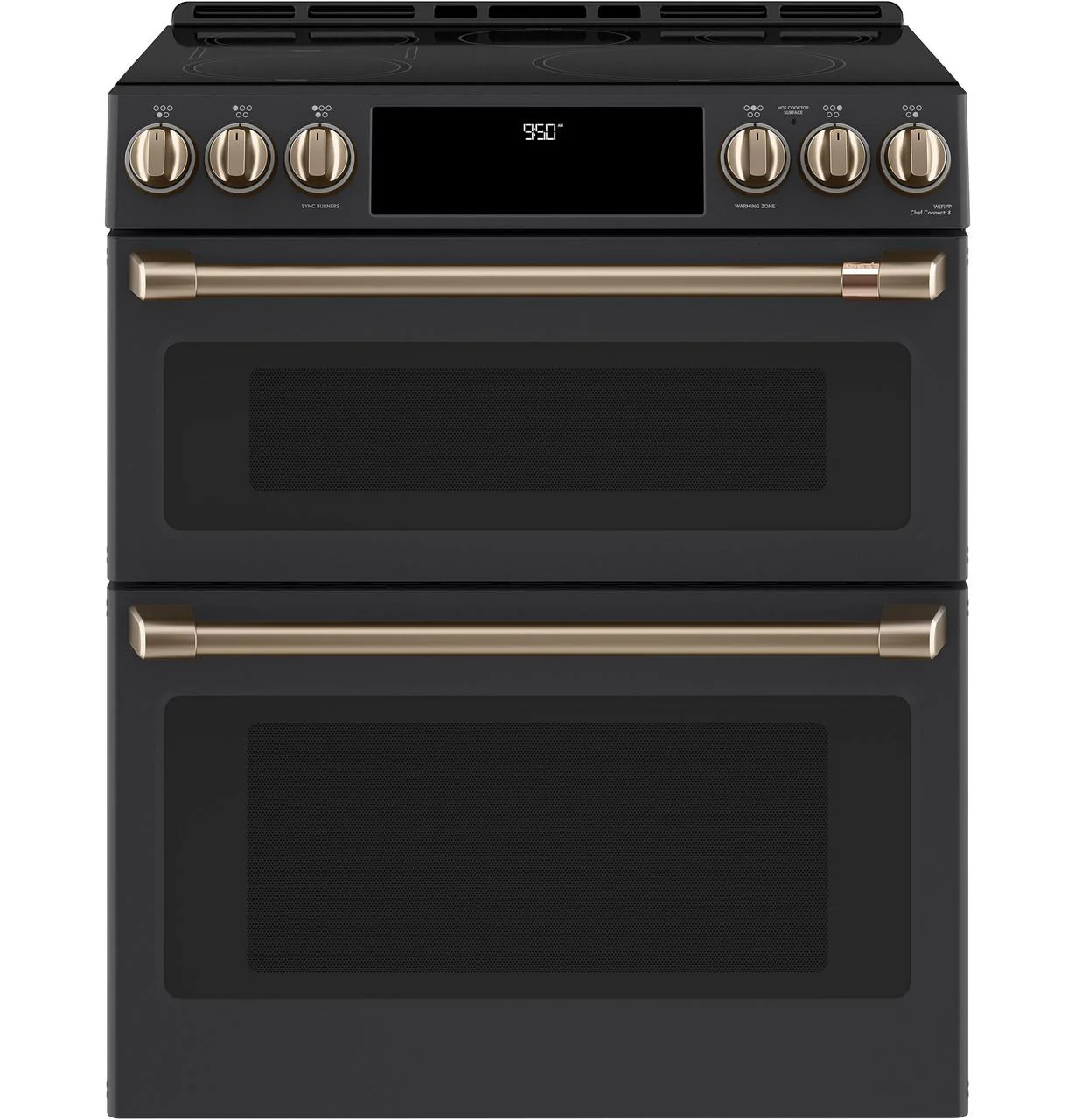 Cafe CXFCHHKPMBZ CAF(EBACK)™ Front Control Induction Knobs and Handles - Brushed Bronze - Image 4