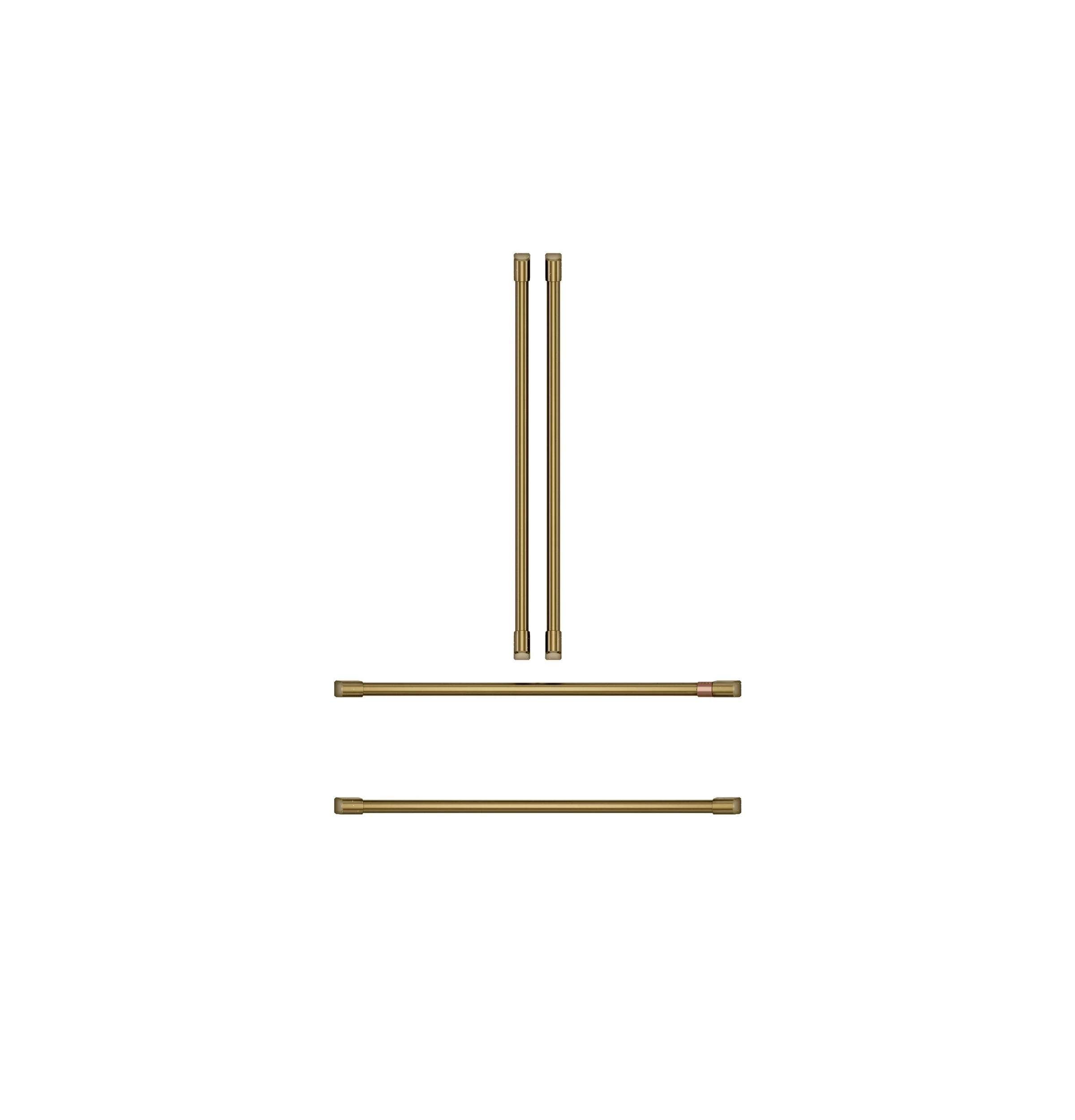 Cafe CXSB4H4PVCG CAF(EBACK)™ Refrigeration Handle Kit - Brushed Brass - Image 2