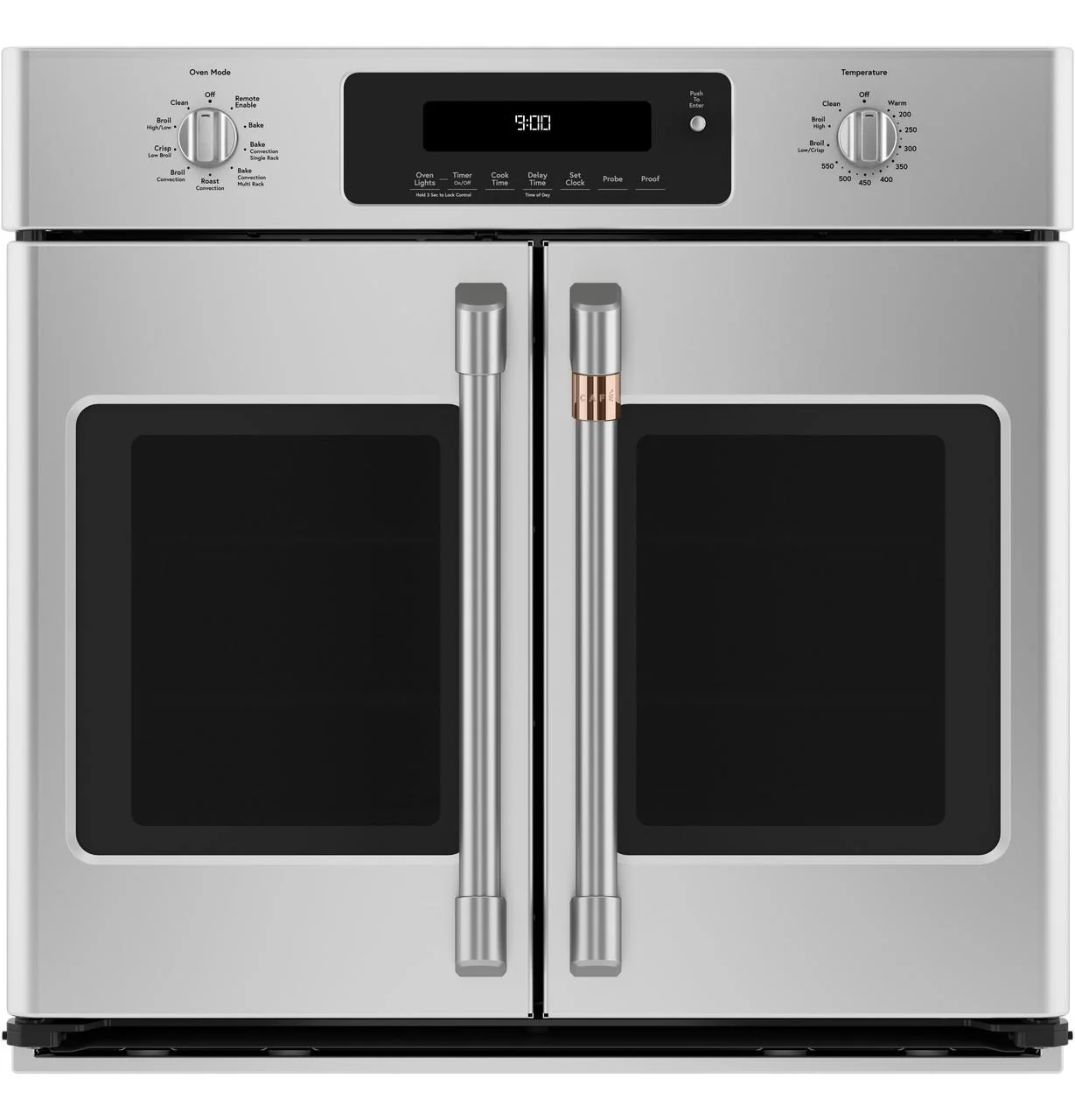 Cafe CXWSFHKPMSS CAF(EBACK)™ 2 French-Door Handles - Brushed Stainless