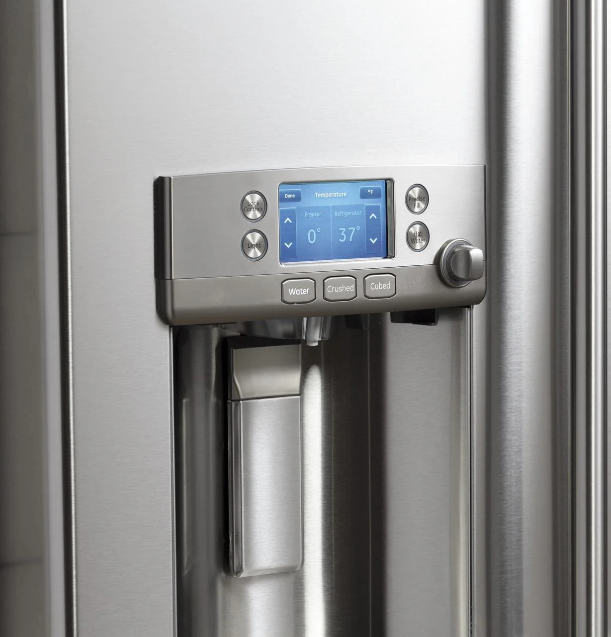 Cafe CYE22UP2MS1 CAF(EBACK)™ ENERGY STAR® 22.1 Cu. Ft. Smart Counter-Depth French-Door Refrigerator with Keurig® K-Cup® Brewing System - Image 29