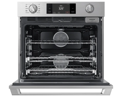 30" Steam-Assisted Single Wall Oven, Silver Stainless Steel - Image 2