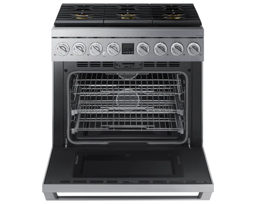 Dacor DOP36P86DLS Transitional 36" Dual-Fuel Range, Silver Stainless Steel, Natural Gas/Liquid Propan - Image 2
